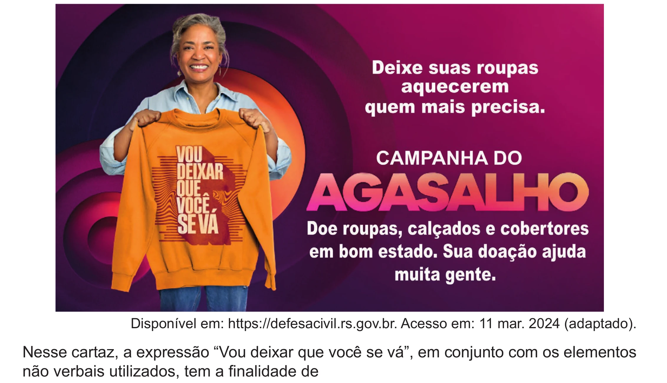 Enunciado original completo da questão 18 do ENEM 2024 - 1º Dia – Caderno 10 – Roxo (Libras) – Aplicação Regular - (Ampliada), página 19.
