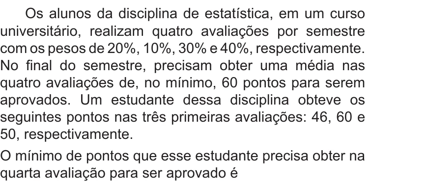 Enunciado original completo da questão 162 do ENEM 2018 - 2º Dia - Caderno 5 - Amarelo – Aplicação regular, página 24.