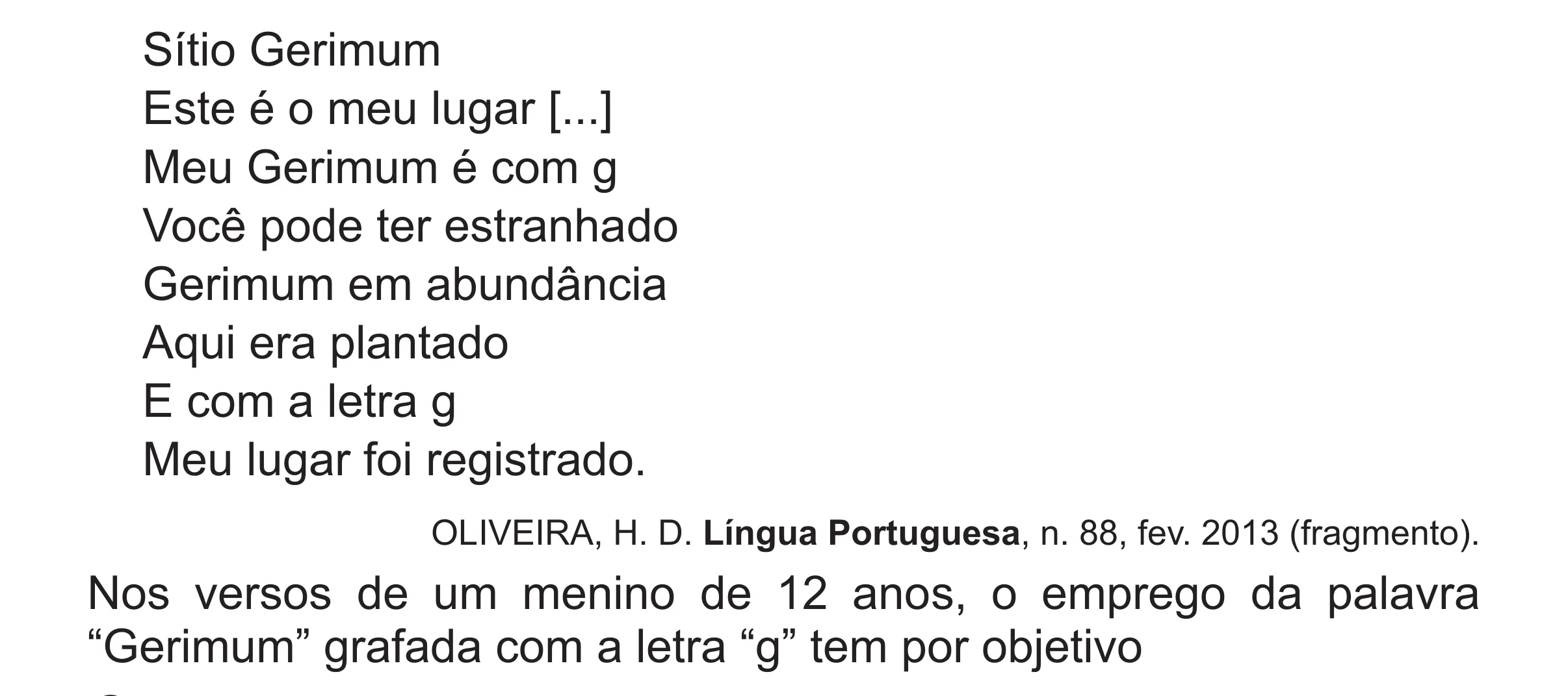 Enunciado original completo da questão 15 do ENEM 2017 - 1º Dia - Caderno 1 - Azul (Superampliada) – Aplicação regular, página 19.