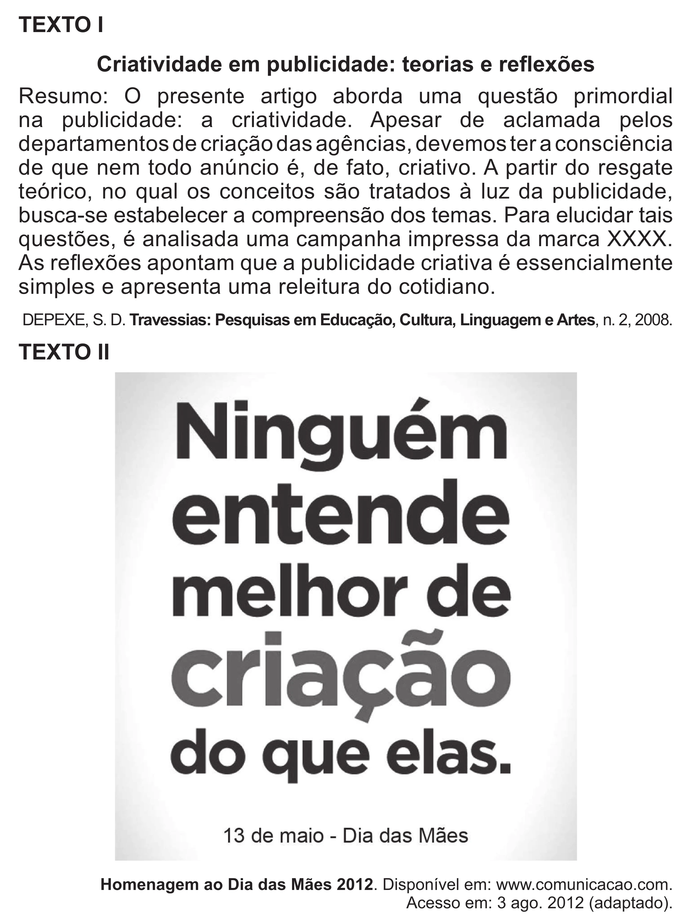 Enunciado original completo da questão 16 do ENEM 2017 - 1º Dia - Caderno 1 - Azul (Superampliada) – Aplicação regular, página 20.