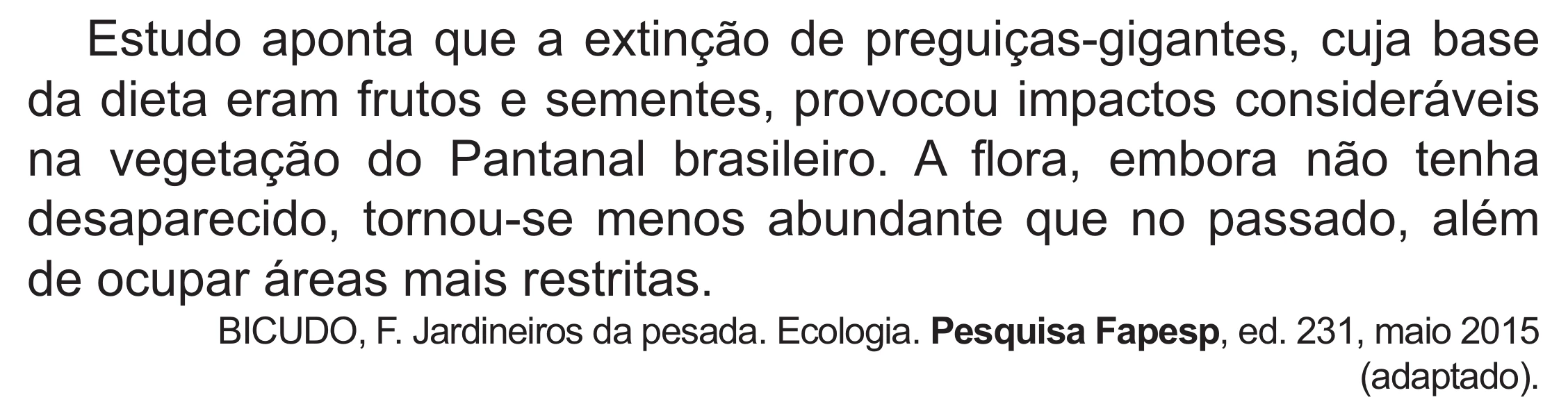 Enunciado original completo da questão 95 do ENEM 2021 - 2º Dia – Caderno 12 – Verde (Libras – Superampliada) – Aplicação Regular, página 7.