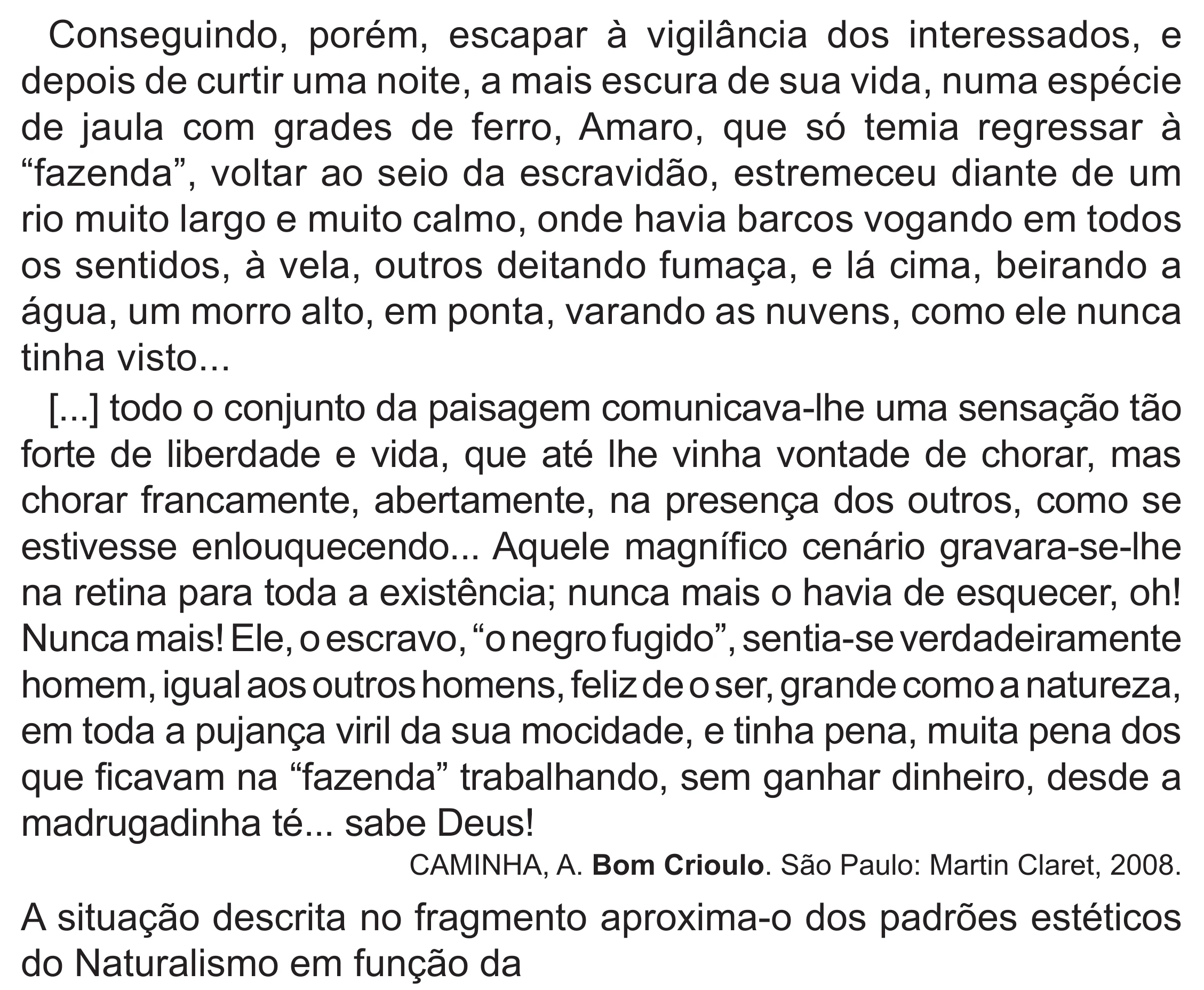 Enunciado original completo da questão 45 do ENEM 2022 - 1º Dia – Caderno 3 – Branco (Superampliada) – Reaplicação/PPL, página 49.