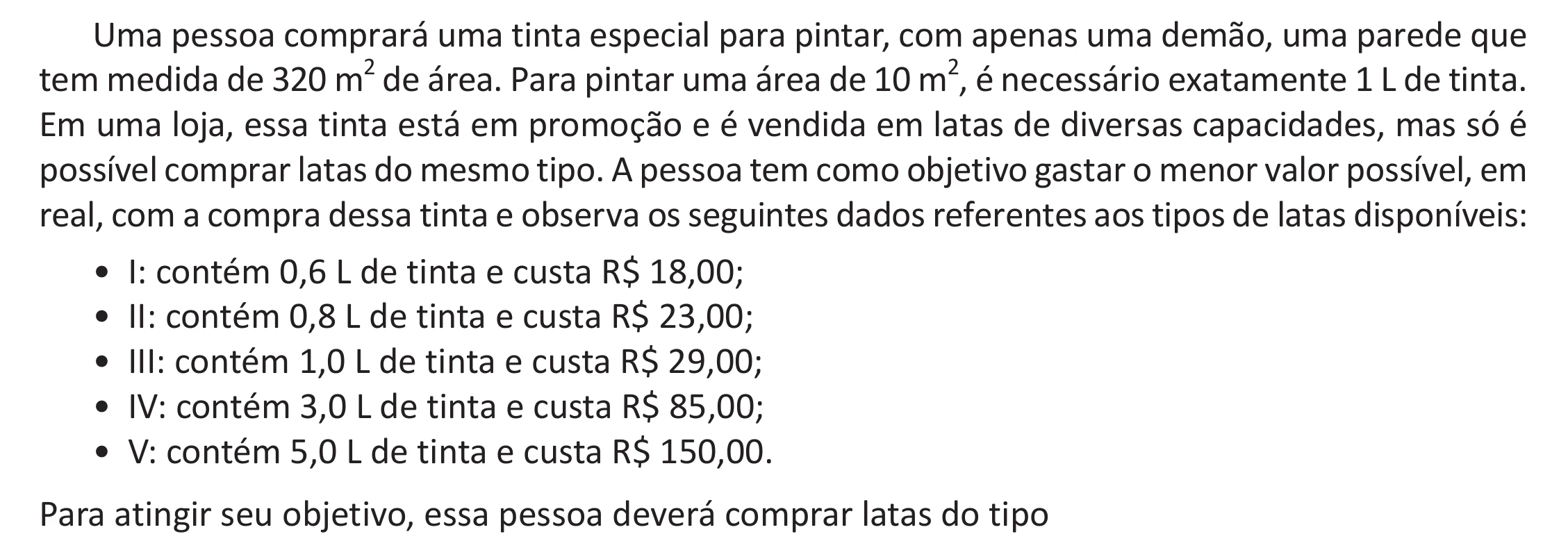 Enunciado original completo da questão 174 do ENEM 2025 - 2º Dia – Caderno 11 – Laranja (Braile e ledor) – Reaplicação - (Ampliada), página 59.