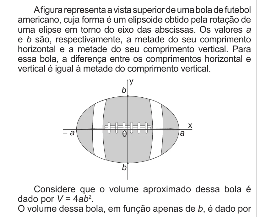 Enunciado original completo da questão 175 do ENEM 2015 - 2º Dia - Caderno 7 - Azul – Aplicação regular, página 30.