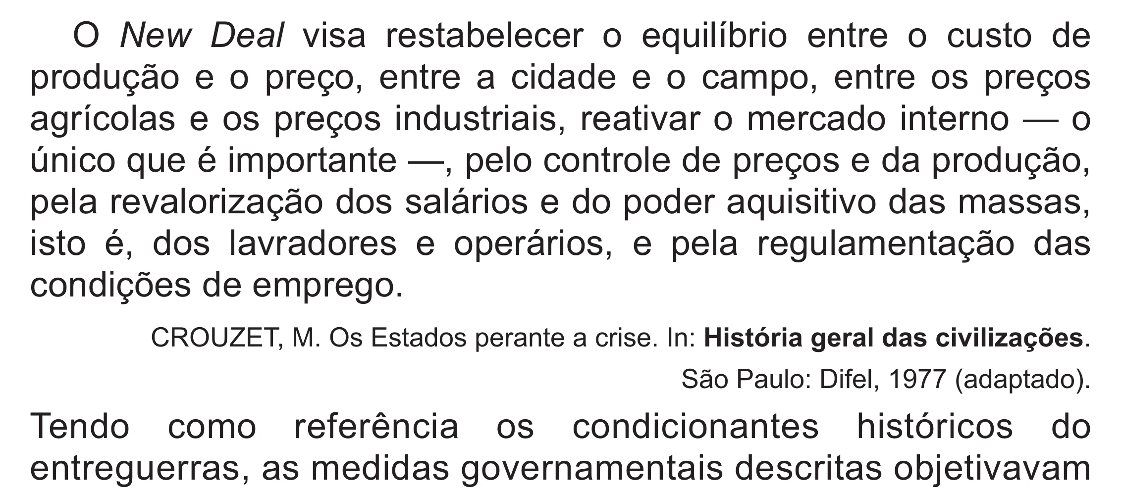 Enunciado original completo da questão 62 do ENEM 2017 - 1º Dia - Caderno 1 - Azul (Superampliada) – Aplicação regular, página 62.