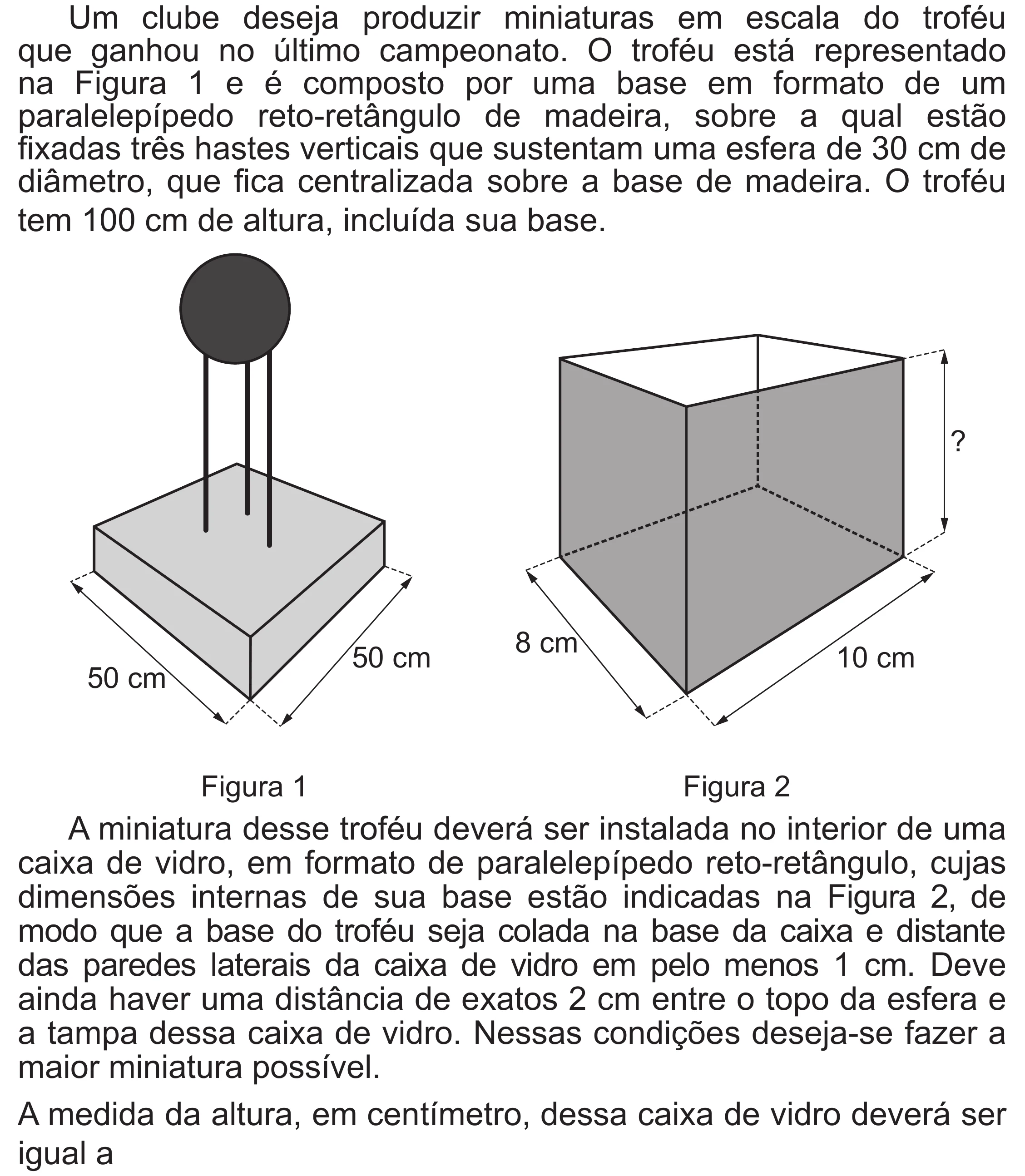 Enunciado original completo da questão 163 do ENEM 2020 - 2º Dia - Caderno 8 – Rosa (Superampliada) – Aplicação Regular, página 64.