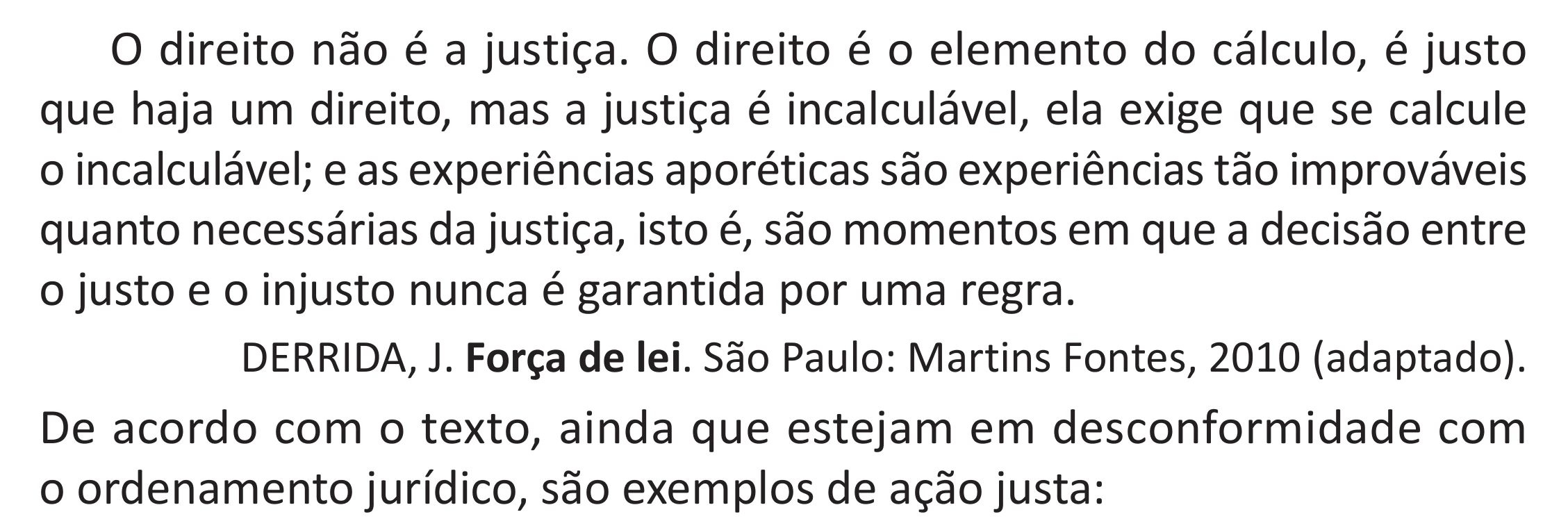 Enunciado original completo da questão 60 do ENEM 2025 - 1º Dia – Caderno 9 – Laranja (Braile e ledor) – Aplicação Regular - (Superampliada), página 69.