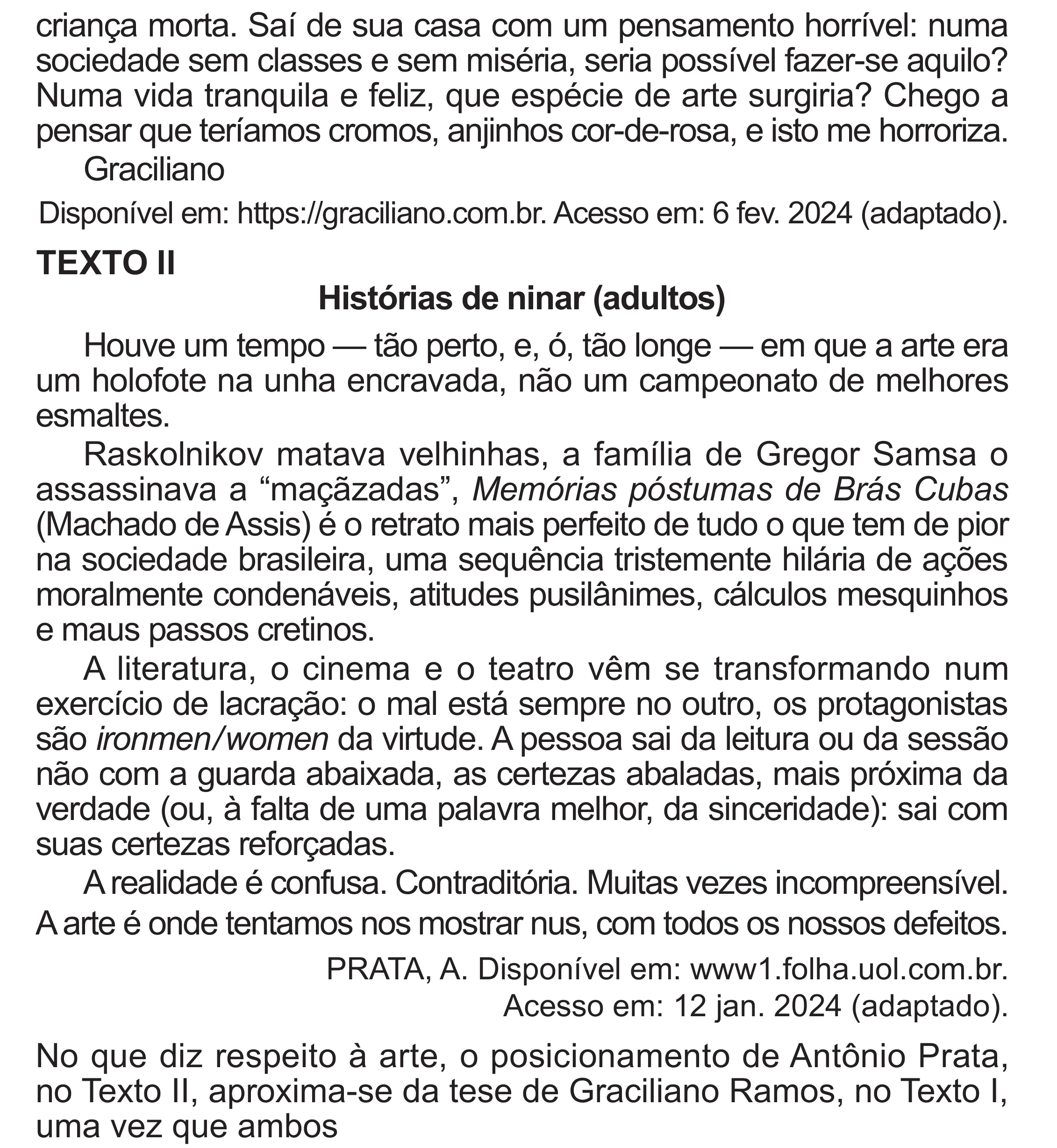 Enunciado original completo da questão 30 do ENEM 2024 - 1º Dia – Caderno 10 – Roxo (Libras) – Aplicação Regular - (Superampliada), página 41.