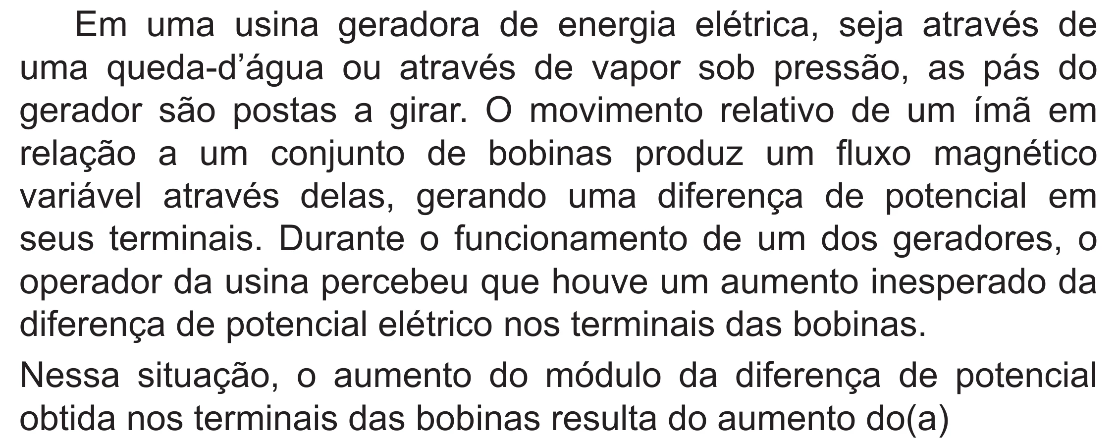 Enunciado original completo da questão 119 do ENEM 2020 - 2º Dia - Caderno 8 – Rosa (Superampliada) – Aplicação Regular, página 25.