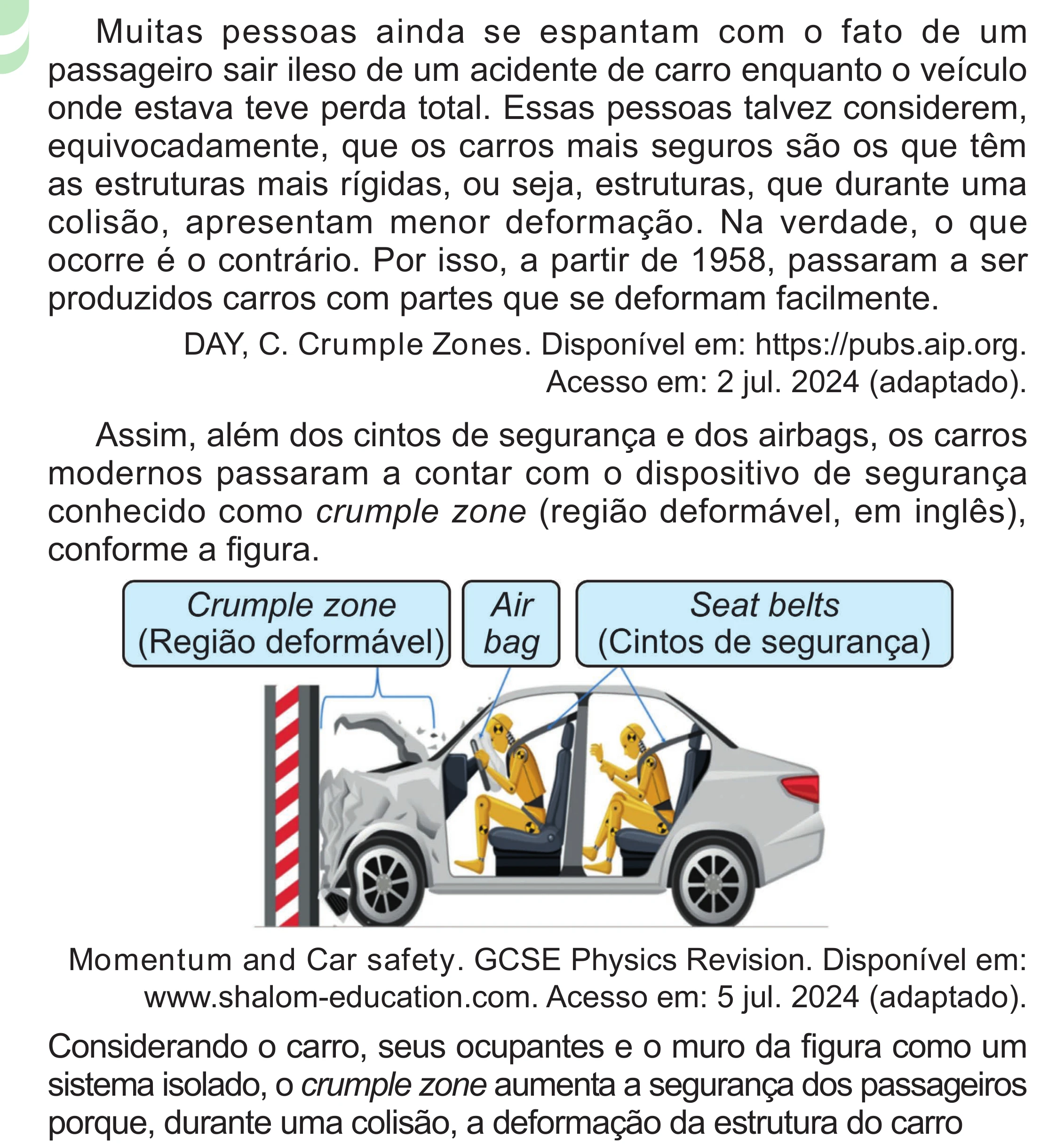 Enunciado original completo da questão 105 do ENEM 2024 - 2º Dia – Caderno 8 – Verde – Aplicação Regular - (Superampliada), página 18.