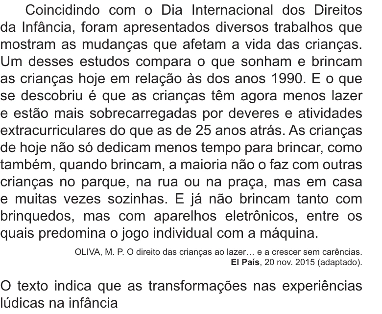 Enunciado original completo da questão 39 do ENEM 2021 - 1º Dia – Caderno 2 – Amarelo – Aplicação Regular, página 17.