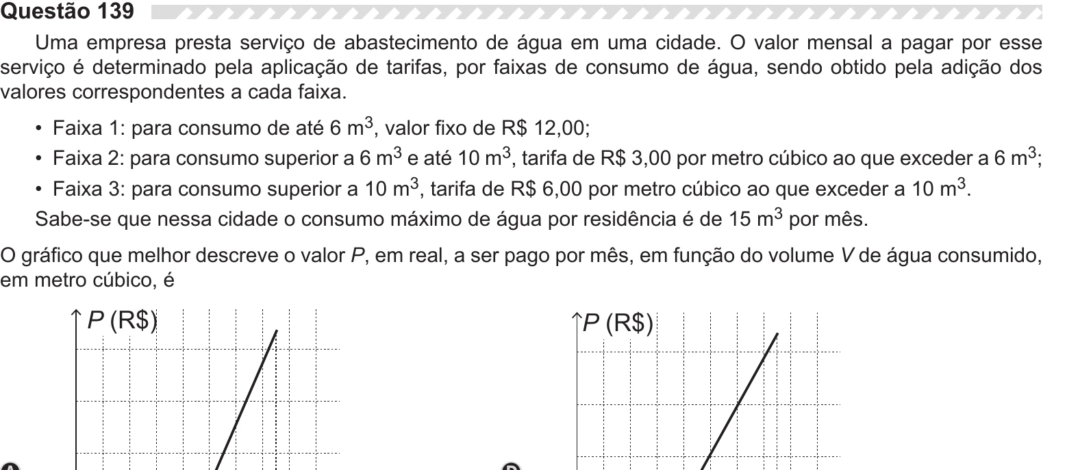Enunciado original completo da questão 139 do ENEM 2019 - 2º Dia – Caderno 7 – Azul – Aplicação Regular, página 18.