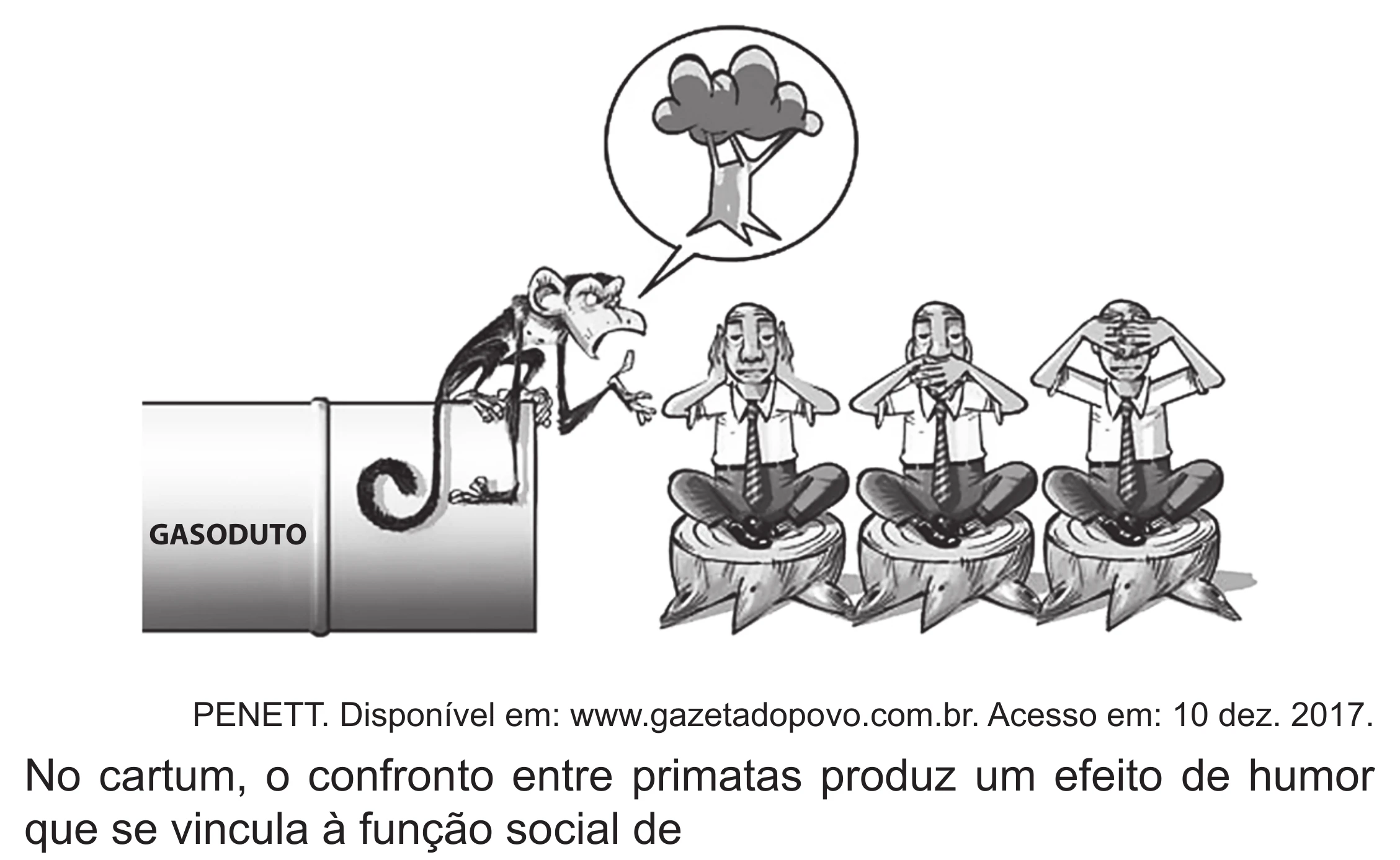 Enunciado original completo da questão 30 do ENEM 2022 - 1º Dia – Caderno 3 – Branco (Superampliada) – Reaplicação/PPL, página 36.