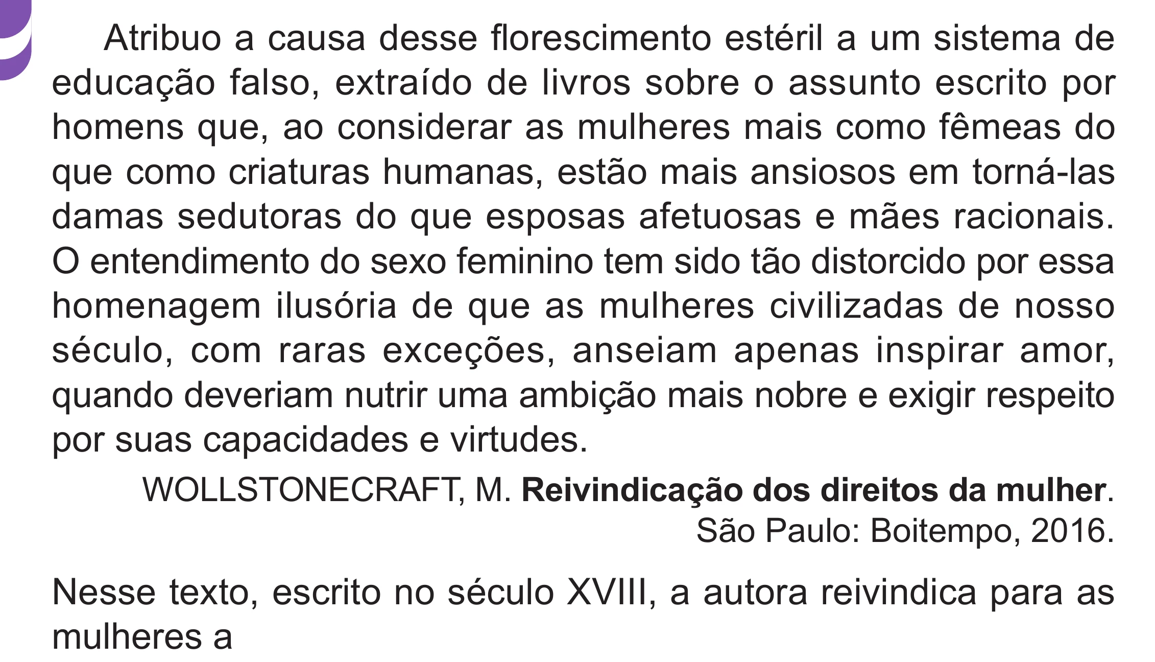 Enunciado original completo da questão 58 do ENEM 2024 - 1º Dia – Caderno 10 – Roxo (Libras) – Aplicação Regular - (Superampliada), página 70.