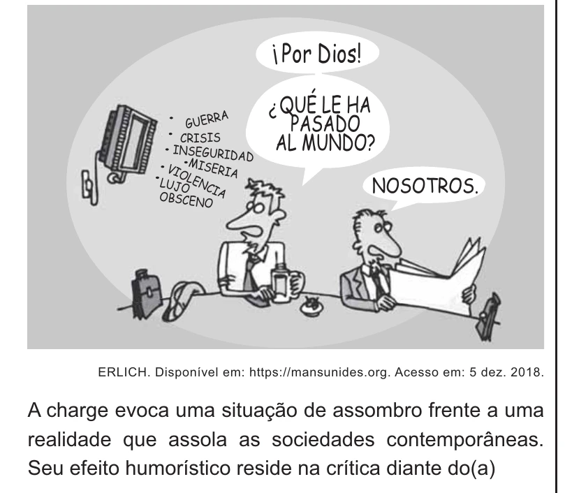 Enunciado original completo da questão 2 (espanhol) do ENEM 2021 - 1º Dia – Caderno 3 – Branco – Aplicação Regular, página 4.