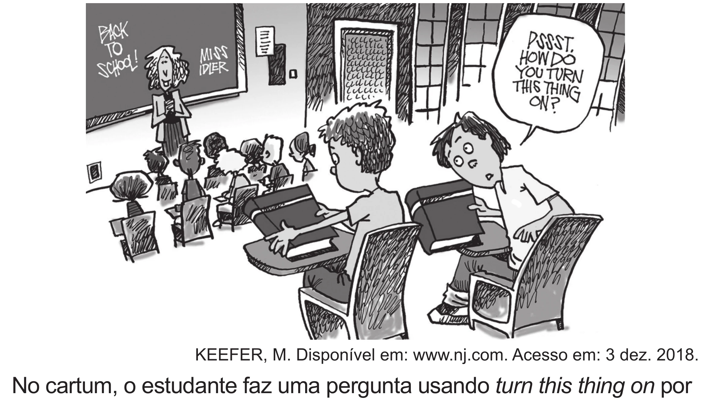 Enunciado original completo da questão 3 (inglês) do ENEM 2019 - 1º Dia – Caderno 2 – Amarelo (Superampliada) – Aplicação Regular, página 5.