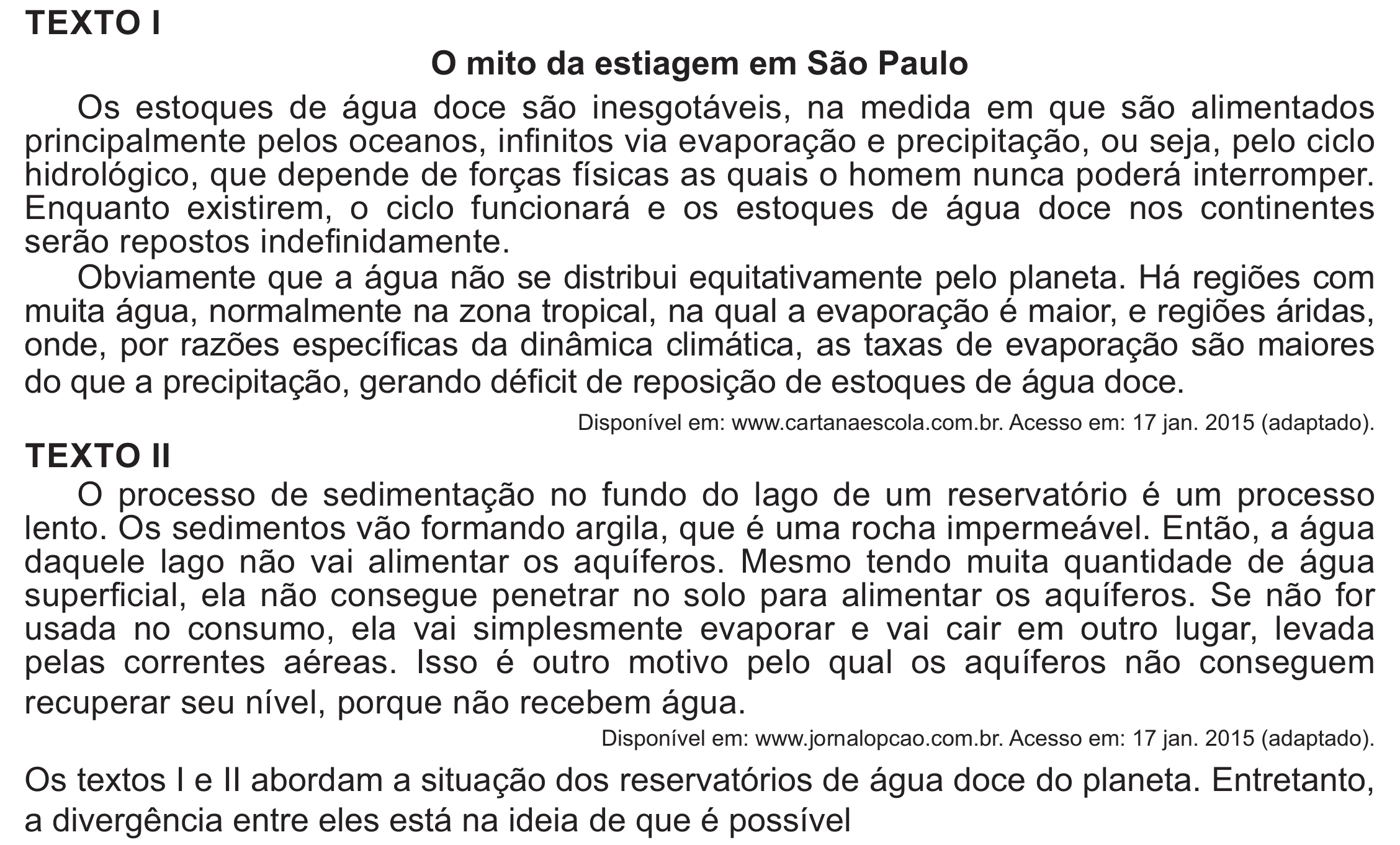 Enunciado original completo da questão 34 do ENEM 2021 - 1º Dia – Caderno 2 – Amarelo (Ampliada) – Aplicação Regular, página 31.