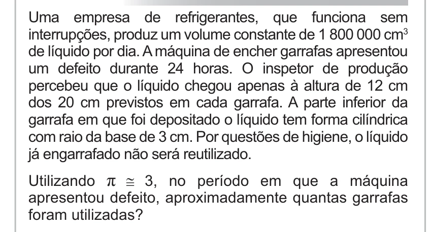 Enunciado original completo da questão 153 do ENEM 2010 - 2º Dia Caderno 7 – Azul – Reaplicação/PPL, página 24.