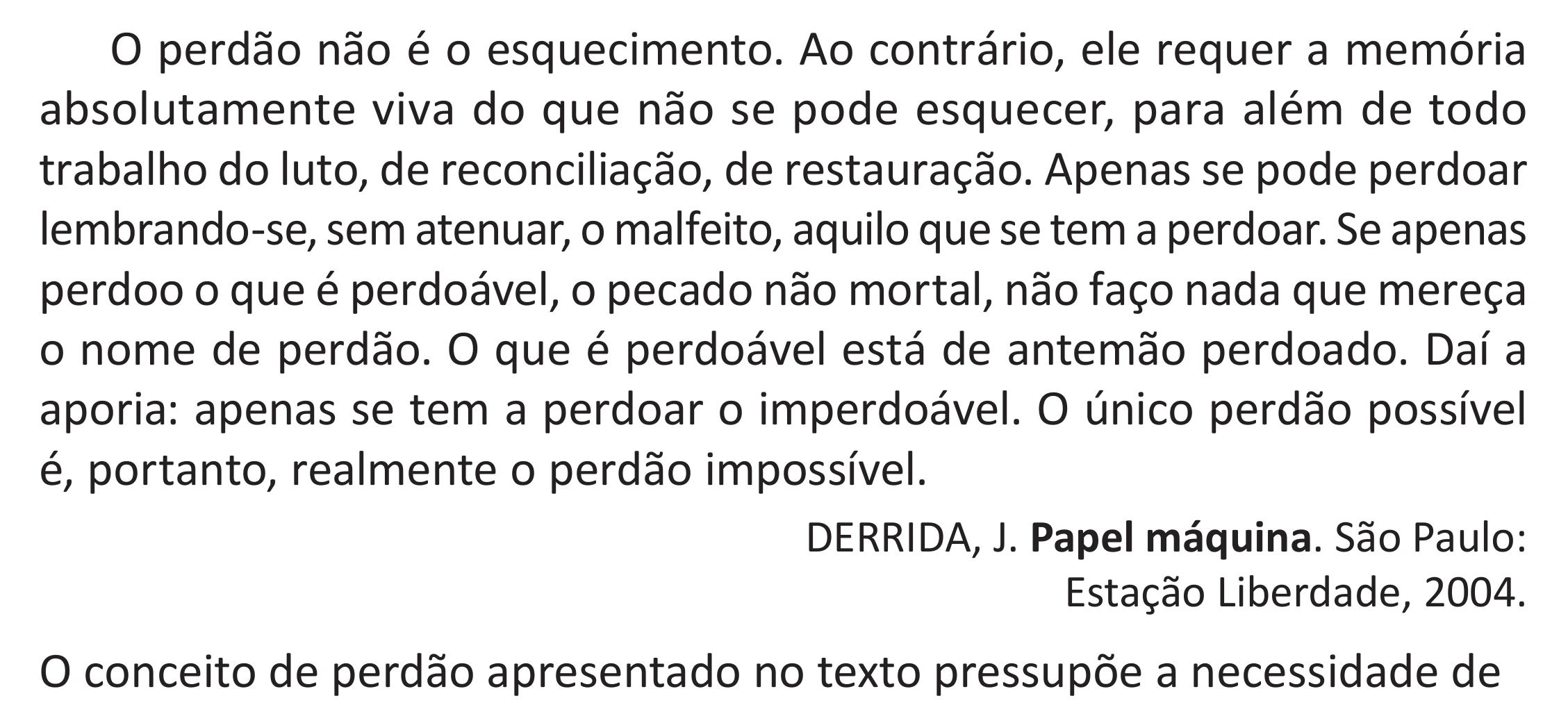 Enunciado original completo da questão 54 do ENEM 2025 - 1º Dia – Caderno 9 – Laranja (Braile e ledor) – Reaplicação - (Superampliada), página 64.