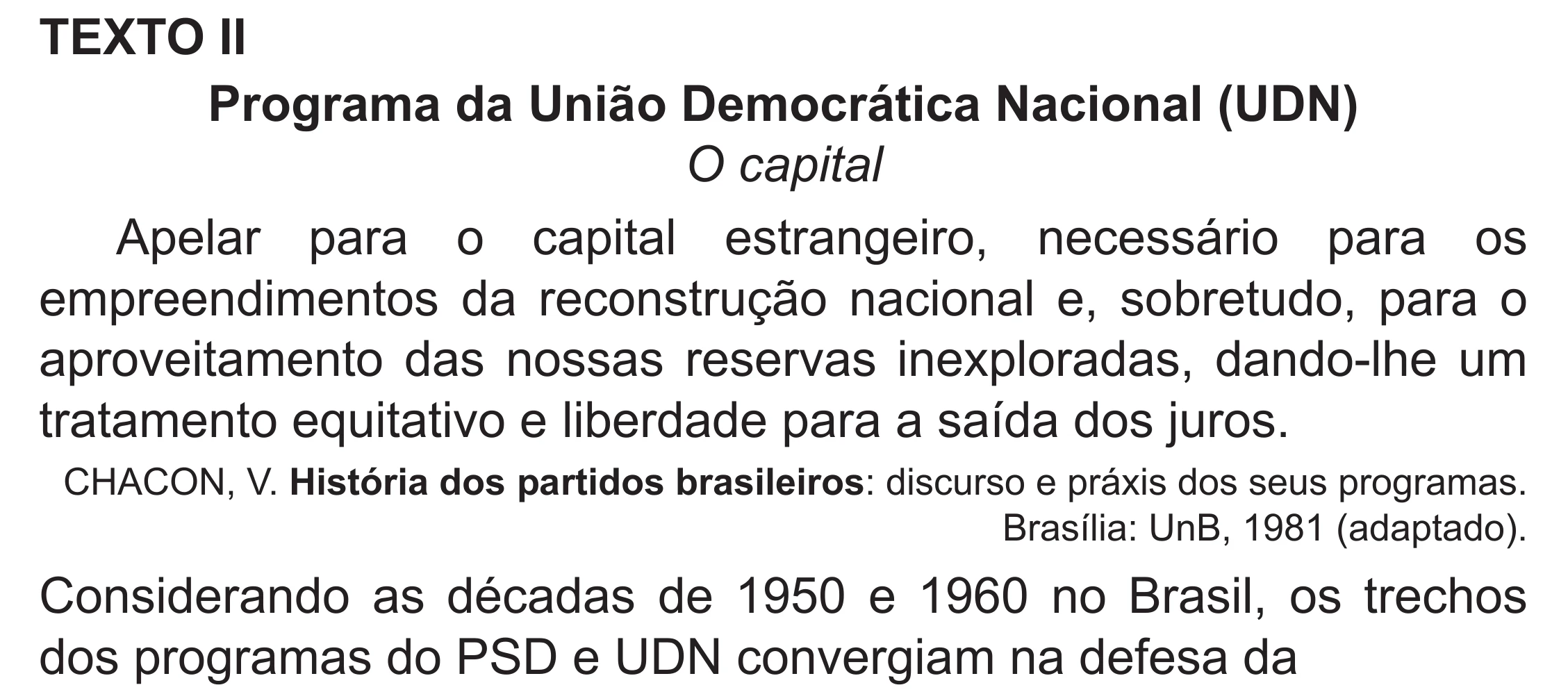 Enunciado original completo da questão 61 do ENEM 2018 - 1º Dia - Caderno 1 - Azul (Superampliada) – Aplicação regular, página 62.