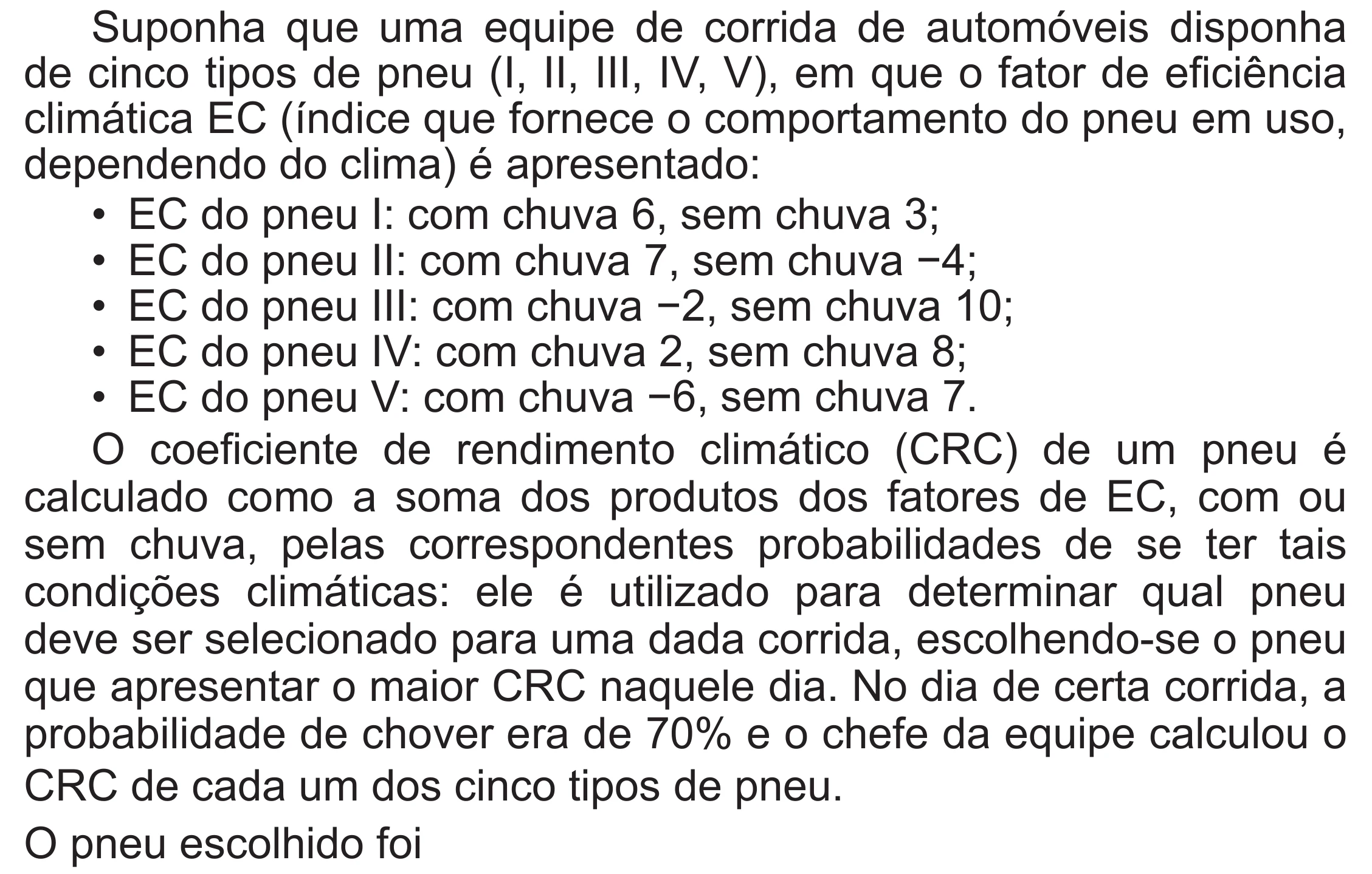 Enunciado original completo da questão 137 do ENEM 2020 - 2º Dia - Caderno 8 – Rosa (Superampliada) – Aplicação Regular, página 38.