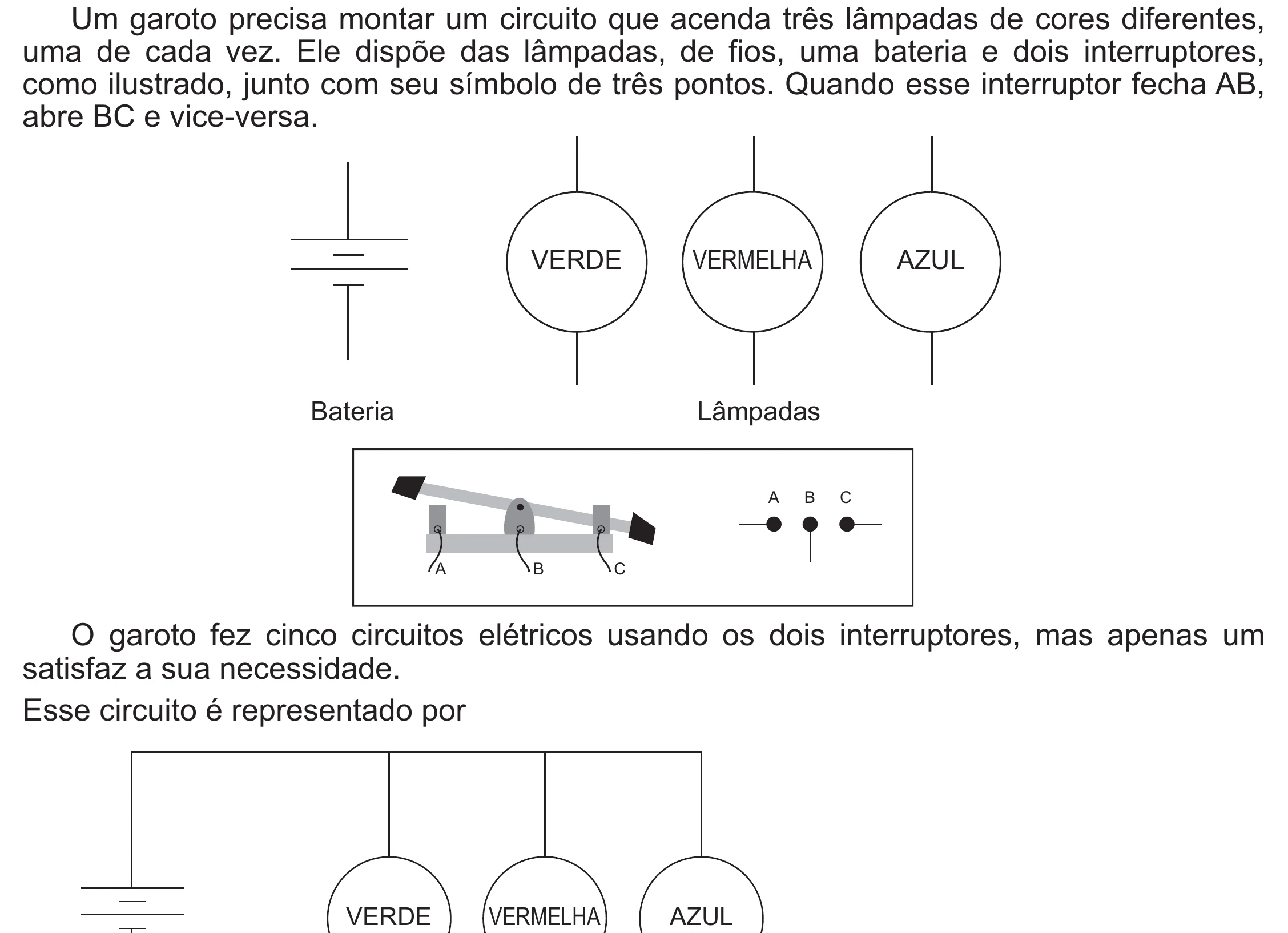 Enunciado original completo da questão 105 do ENEM 2021 - 2º Dia – Caderno 12 – Verde (Libras – Ampliada) – Aplicação Regular, página 12.