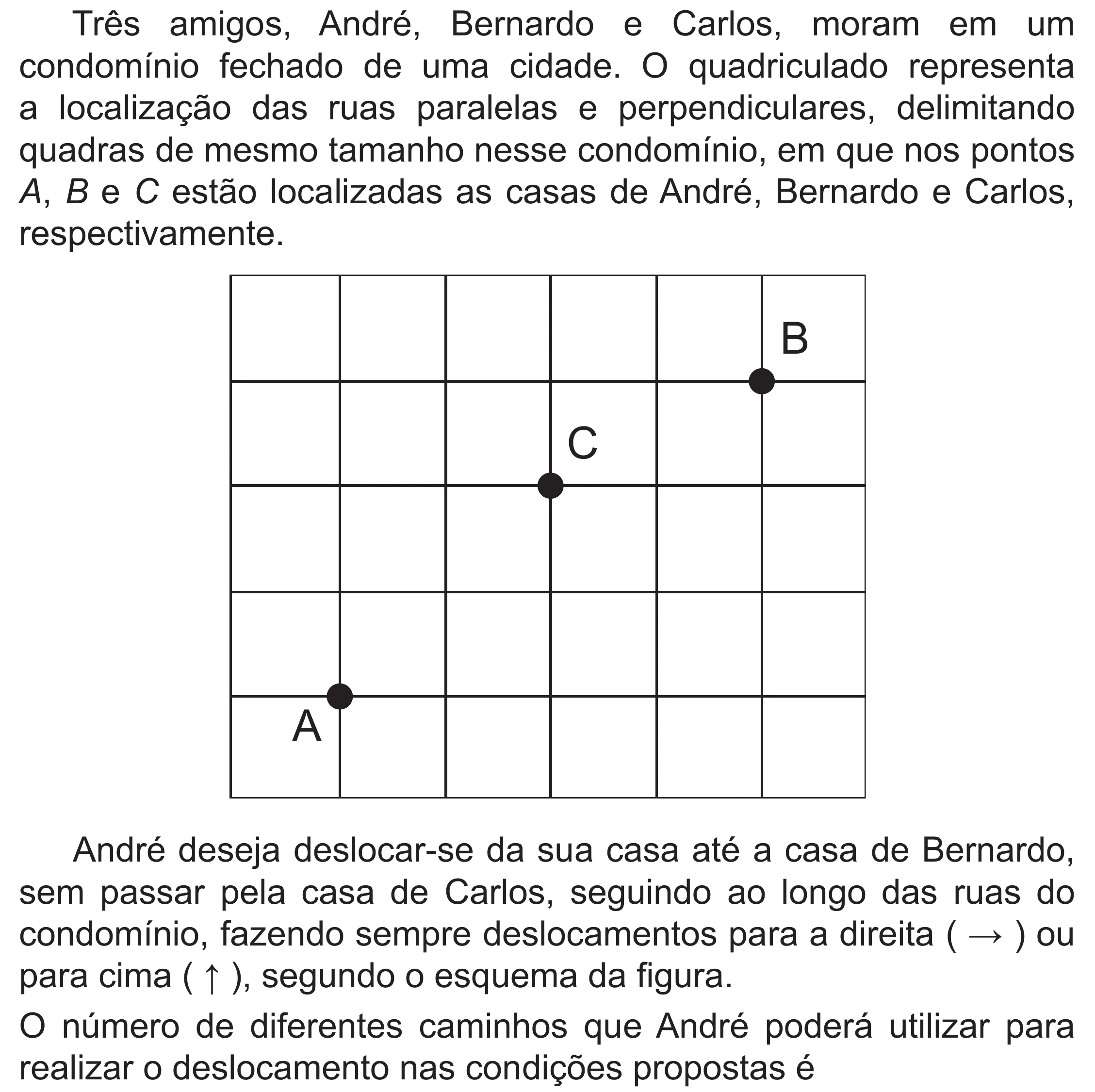 Enunciado original completo da questão 144 do ENEM 2020 - 2º Dia - Caderno 8 – Rosa (Superampliada) – Aplicação Regular, página 44.