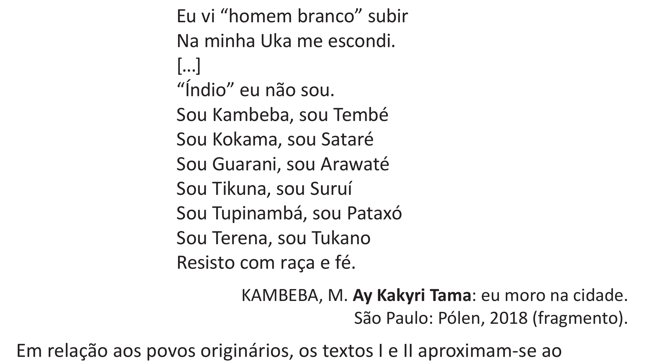 Enunciado original completo da questão 13 do ENEM 2025 - 1º Dia – Caderno 9 – Laranja (Braile e ledor) – Aplicação Regular - (Superampliada) - Belém, Ananindeua e Marituba, página 21.