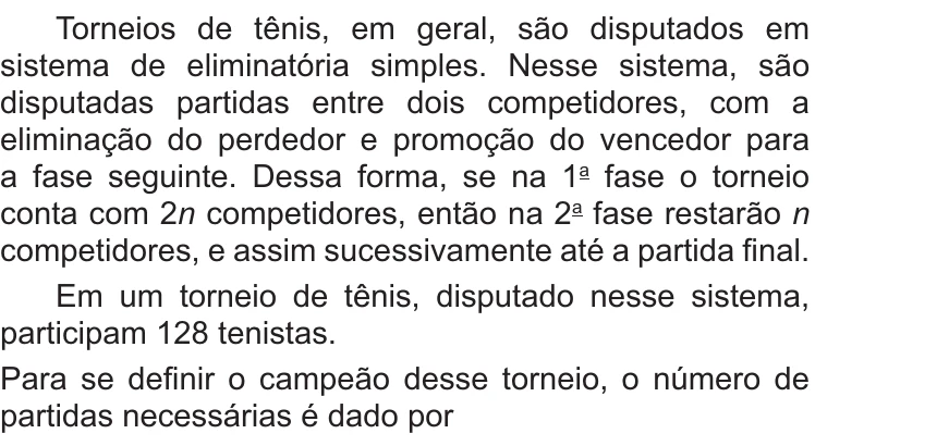 Enunciado original completo da questão 149 do ENEM 2018 - 2º Dia - Caderno 5 - Amarelo – Aplicação regular, página 20.