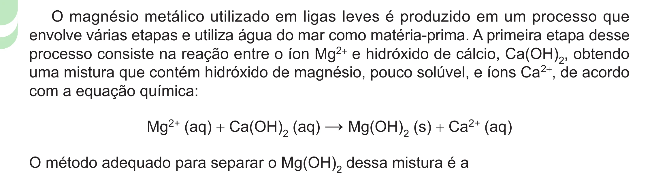 Enunciado original completo da questão 133 do ENEM 2024 - 2º Dia – Caderno 8 – Verde – Aplicação Regular - (Ampliada), página 28.