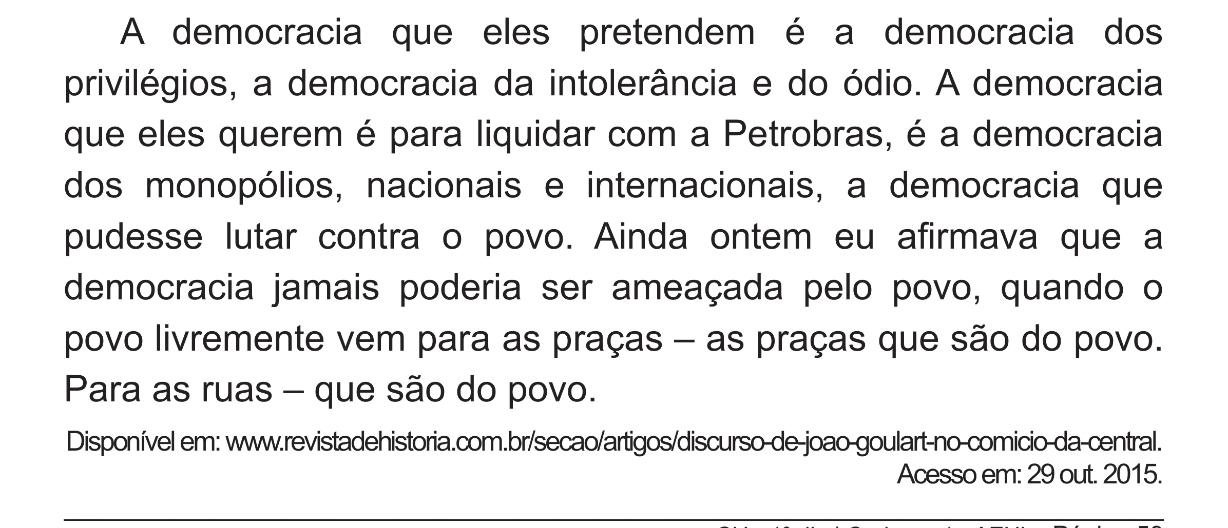Enunciado original completo da questão 58 do ENEM 2018 - 1º Dia - Caderno 1 - Azul (Superampliada) – Aplicação regular, página 59.