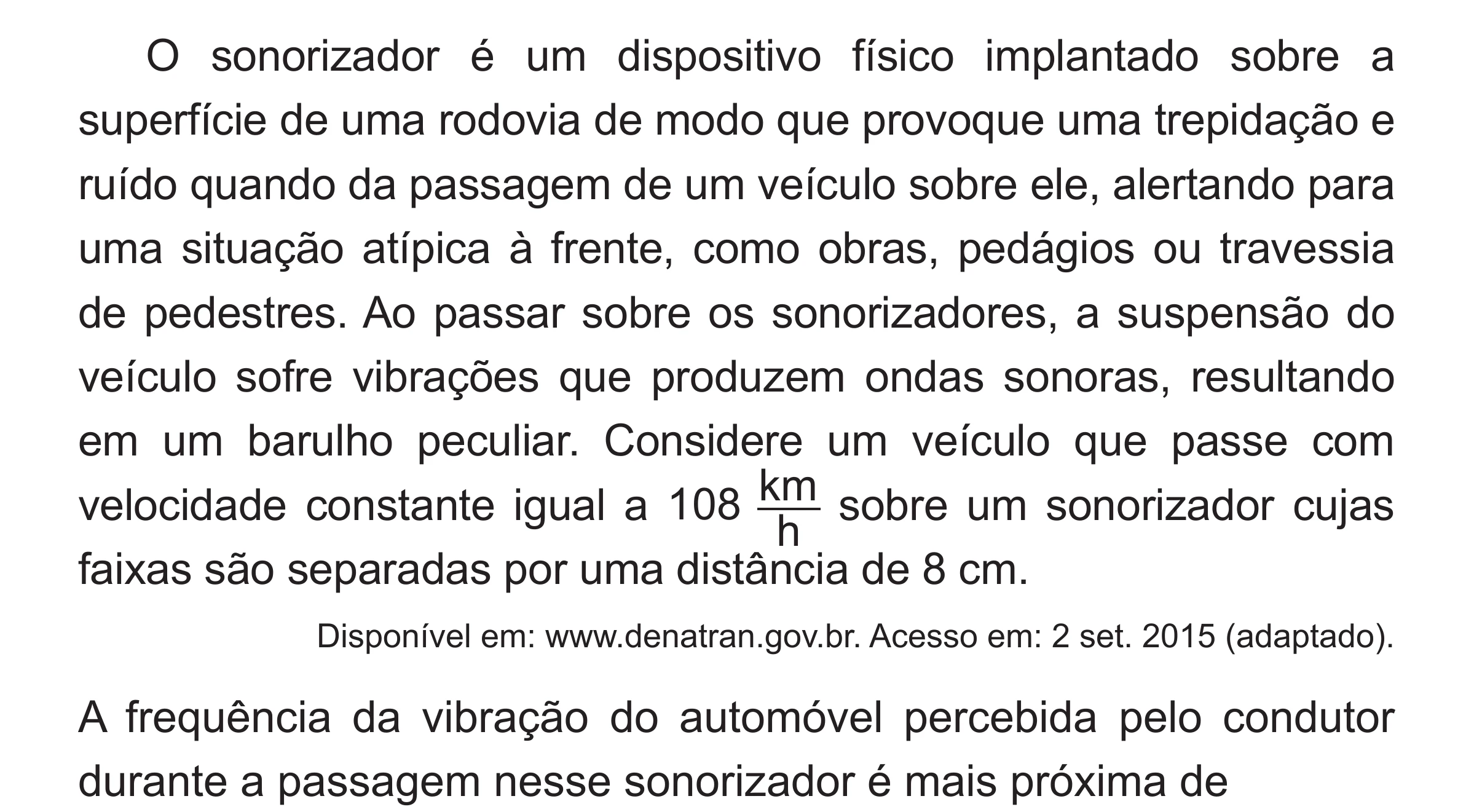 Enunciado original completo da questão 117 do ENEM 2018 - 2º Dia - Caderno 5 – Amarelo (Superampliada) – Aplicação regular, página 24.