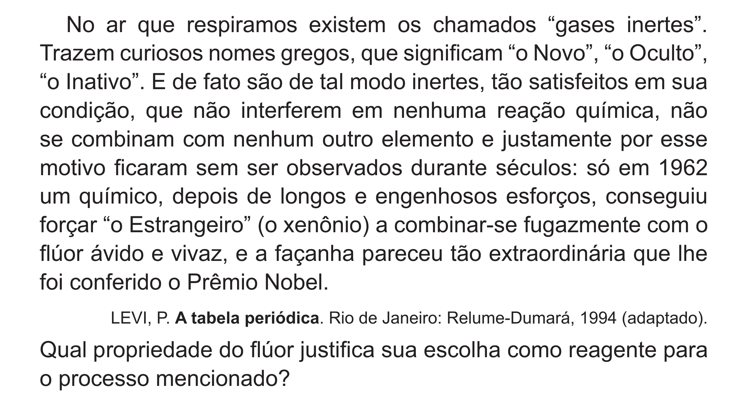 Enunciado original completo da questão 133 do ENEM 2017 - 2º Dia - Caderno 5 – Amarelo (Superampliada) – Aplicação regular, página 38.