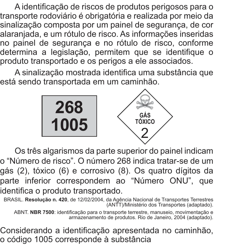 Enunciado original completo da questão 94 do ENEM 2018 - 2º Dia - Caderno 5 - Amarelo – Aplicação regular, página 2.