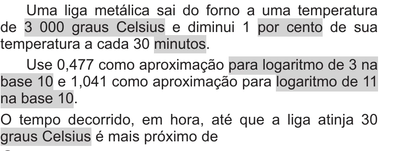 Enunciado original completo da questão 168 do ENEM 2016 - 2º Dia - Caderno 6 - Cinza – Aplicação regular - Ledor, página 27.