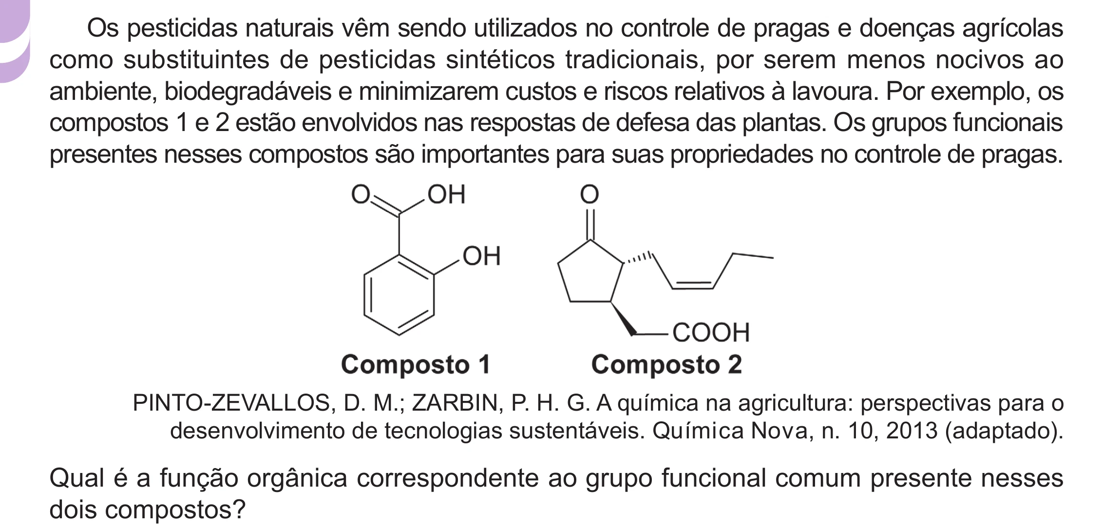 Enunciado original completo da questão 130 do ENEM 2024 - 2º Dia – Caderno 12 – Roxo (Libras) – Aplicação Regular - (Ampliada), página 26.