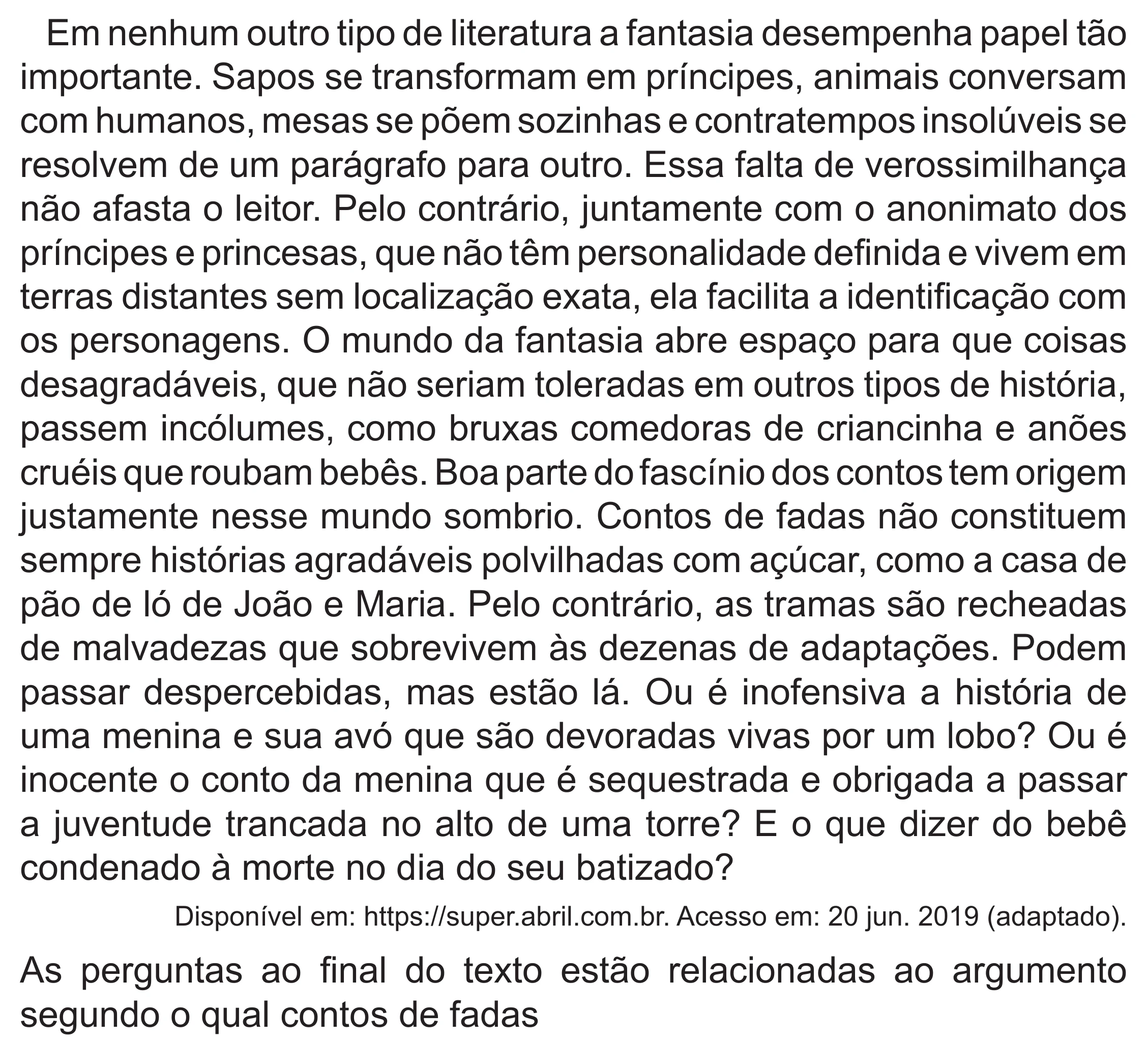 Enunciado original completo da questão 9 do ENEM 2022 - 1º Dia – Caderno 3 – Branco (Superampliada) – Reaplicação/PPL, página 15.