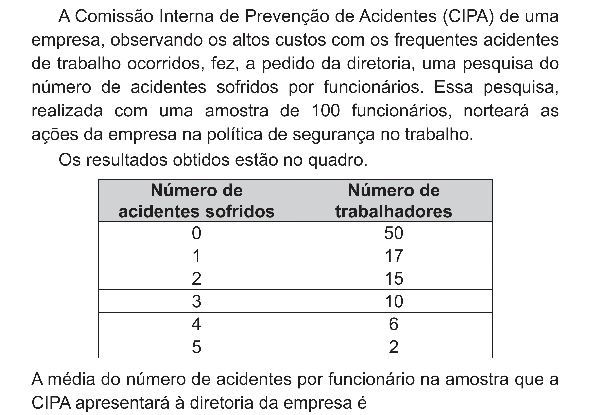 Enunciado original completo da questão 154 do ENEM 2018 - 2º Dia - Caderno 5 – Amarelo (Superampliada) – Aplicação regular, página 56.