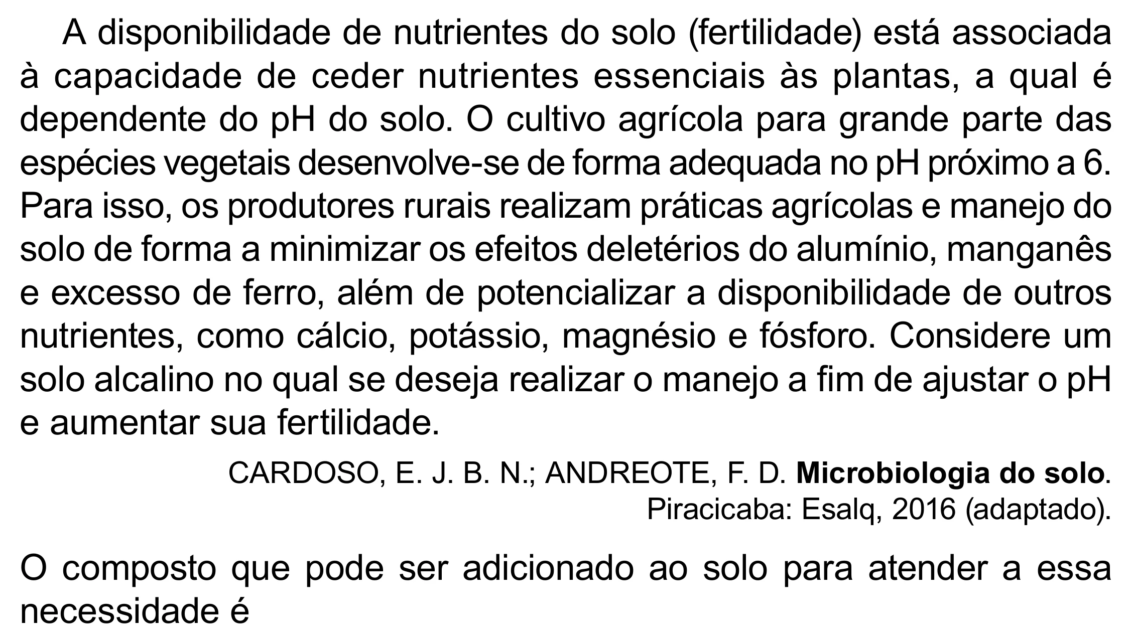 Enunciado original completo da questão 132 do ENEM 2023 - 2º Dia – Caderno 8 – Rosa (Superampliada) – Reaplicação/PPL, página 45.