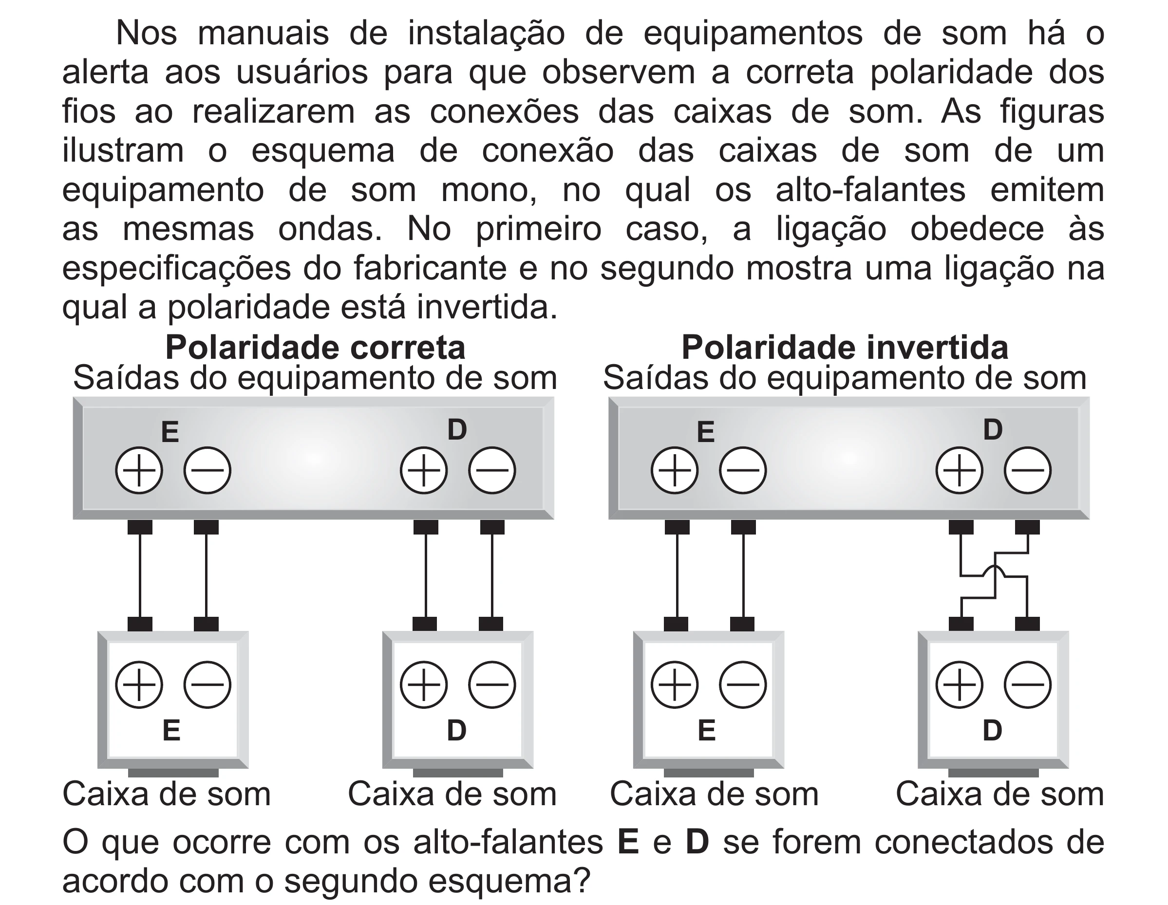 Enunciado original completo da questão 124 do ENEM 2018 - 2º Dia - Caderno 5 – Amarelo (Superampliada) – Aplicação regular, página 31.