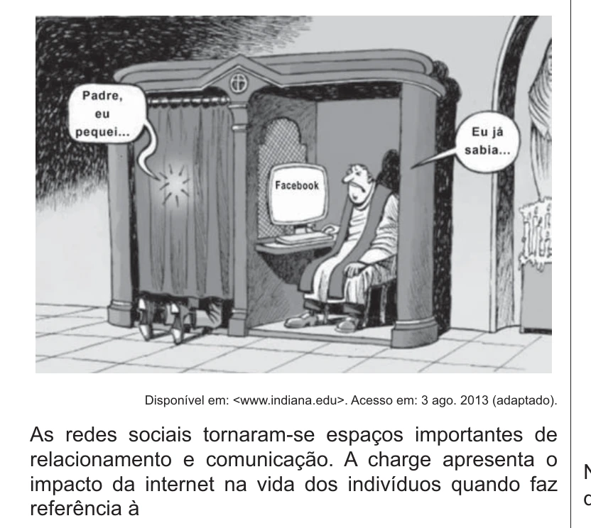 Enunciado original completo da questão 35 do ENEM 2014 - 1º Dia – Caderno 3 – Branco – Reaplicação/PPL, página 12.