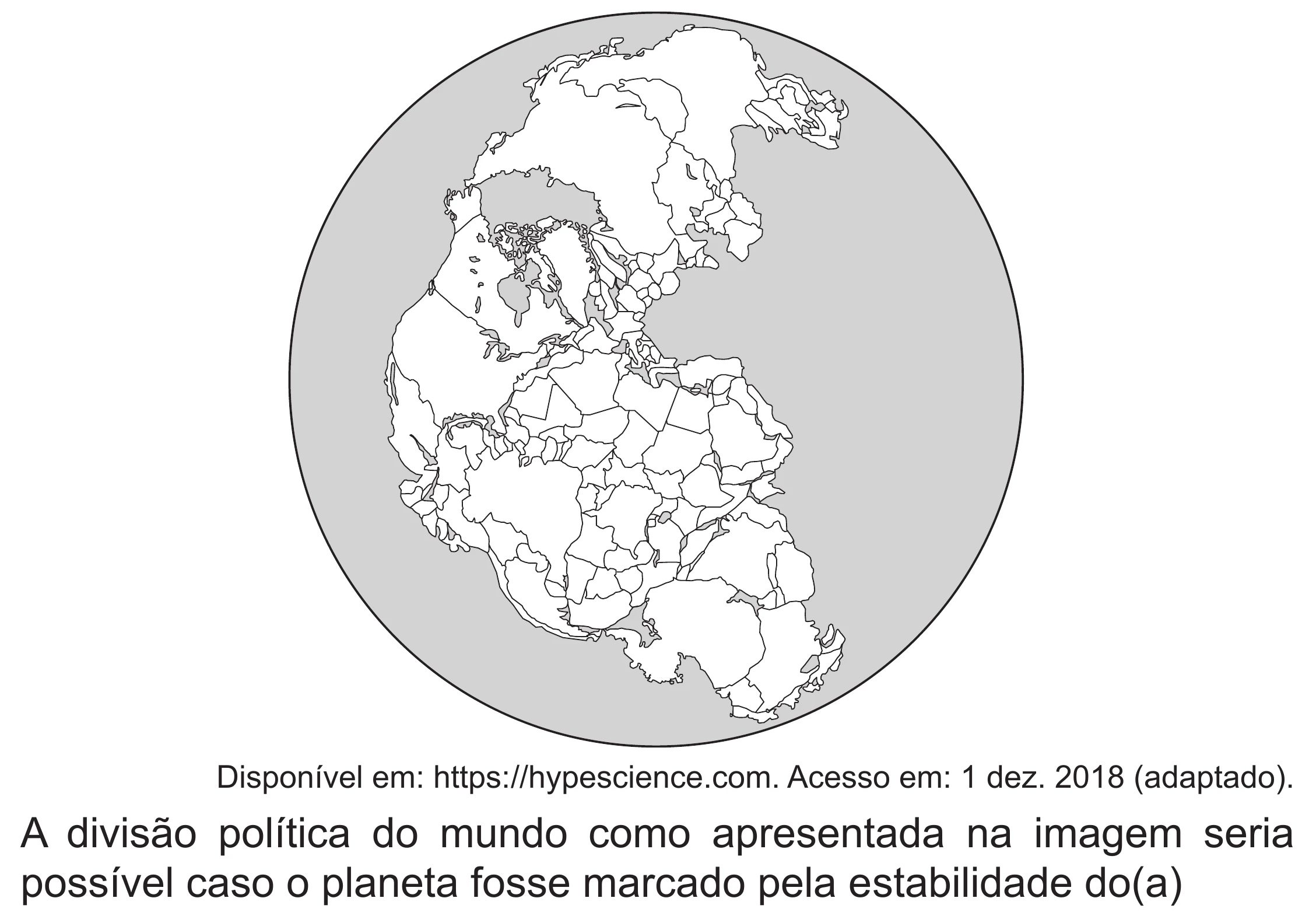 Enunciado original completo da questão 54 do ENEM 2019 - 1º Dia – Caderno 2 – Amarelo (Superampliada) – Aplicação Regular, página 58.