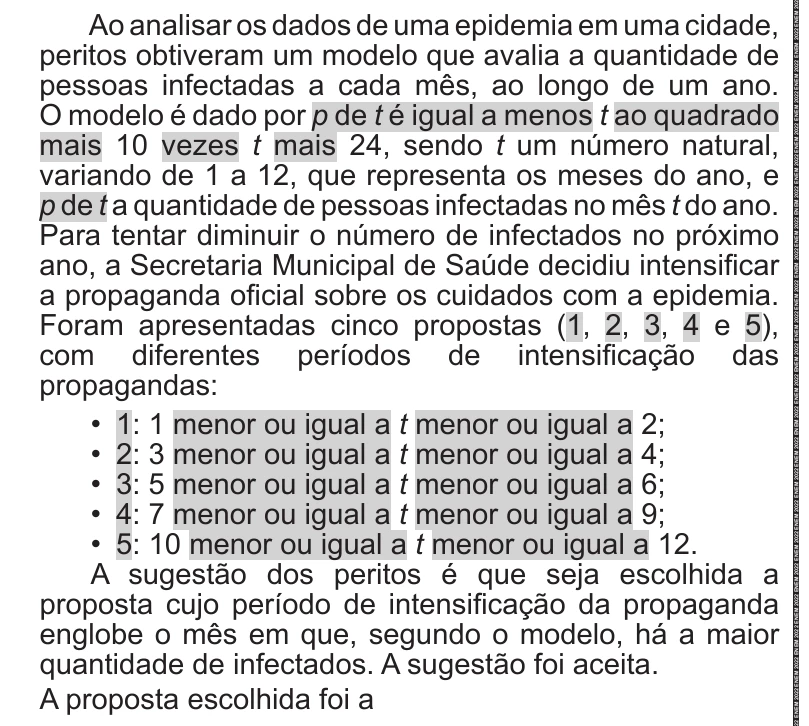 Enunciado original completo da questão 158 do ENEM 2022 - 2º Dia – Caderno 11 – Laranja (braile e ledor) – Aplicação Regular, página 27.