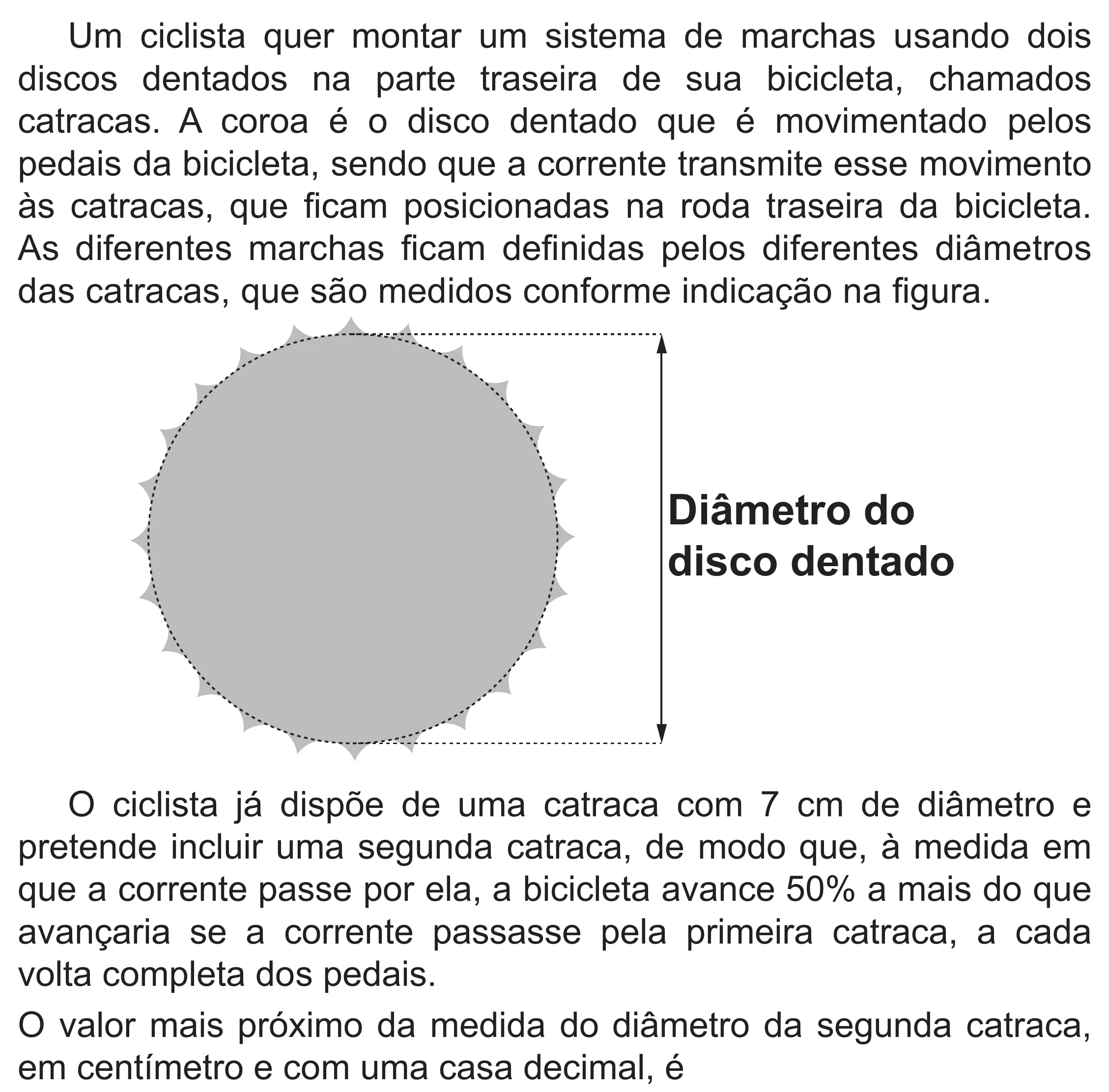 Enunciado original completo da questão 141 do ENEM 2019 - 2º Dia – Caderno 6 – Cinza (Superampliada) – Aplicação Regular, página 45.