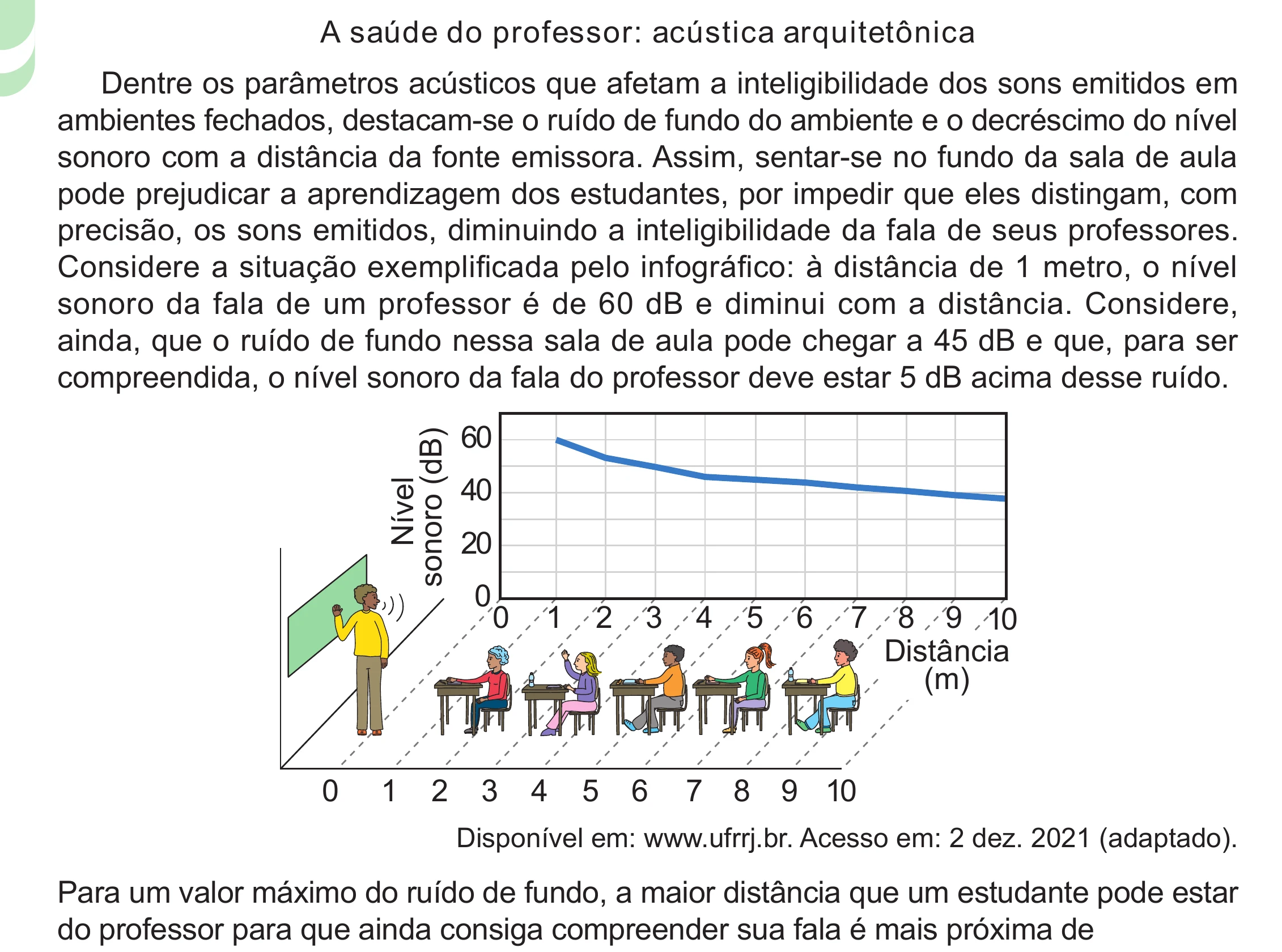 Enunciado original completo da questão 99 do ENEM 2024 - 2º Dia – Caderno 8 – Verde – Aplicação Regular - (Ampliada), página 6.