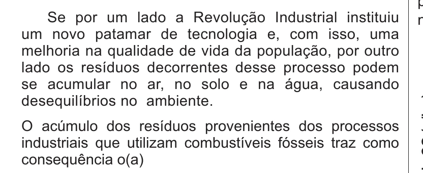 Enunciado original completo da questão 46 do ENEM 2014 - 1º Dia – Caderno 3 – Branco – Reaplicação/PPL, página 16.