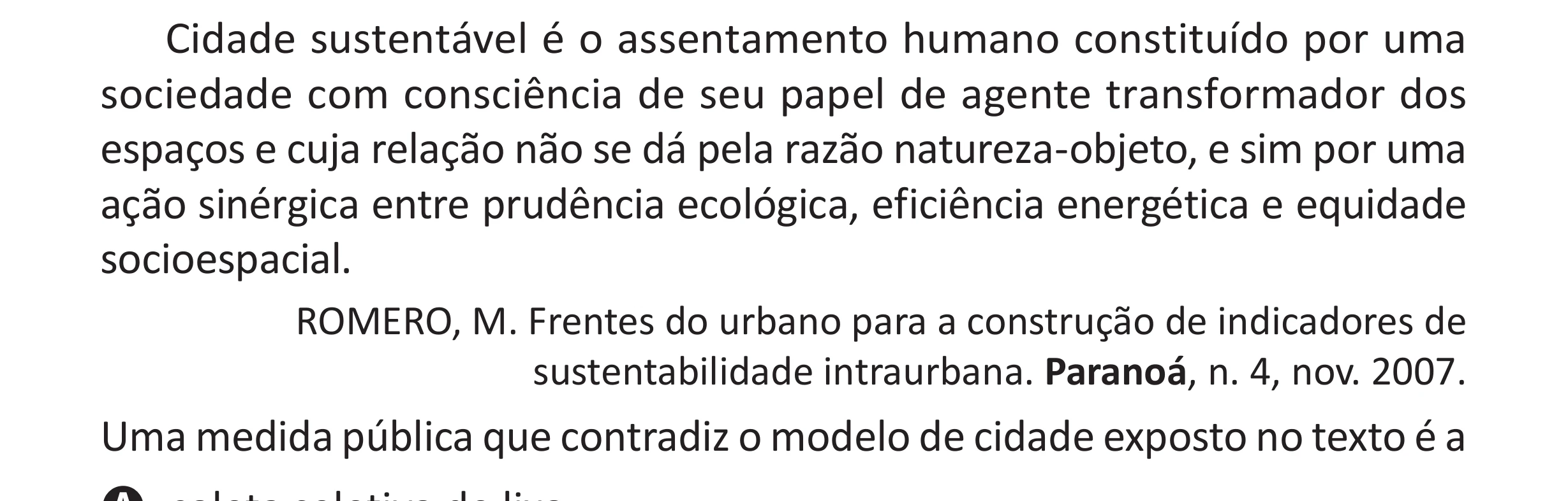 Enunciado original completo da questão 72 do ENEM 2025 - 1º Dia – Caderno 10 – Roxo (Libras) – Aplicação Regular - (Superampliada), página 79.