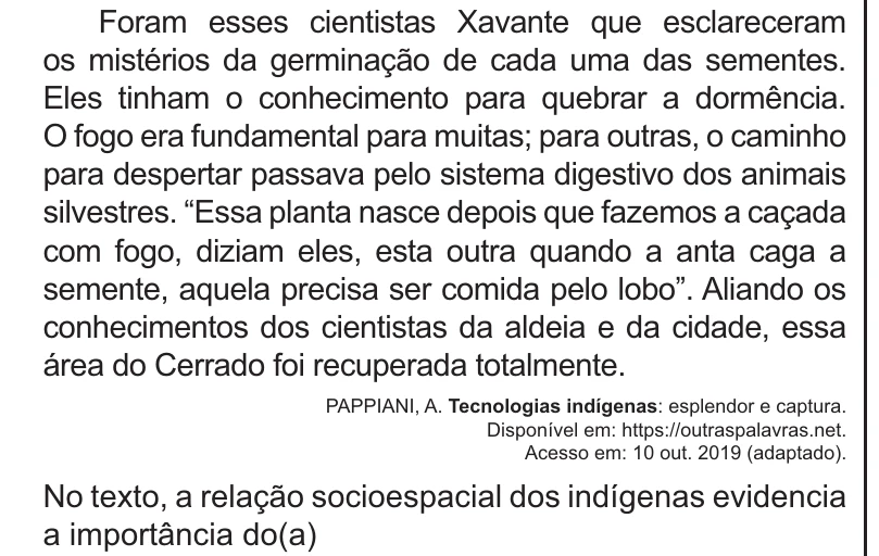 Enunciado original completo da questão 50 do ENEM 2021 - 1º Dia – Caderno 3 – Branco – Aplicação Regular, página 23.