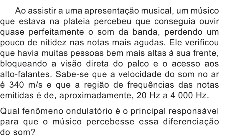 Enunciado original completo da questão 65 do ENEM 2014 - 1º Dia – Caderno 3 – Branco – Reaplicação/PPL, página 22.