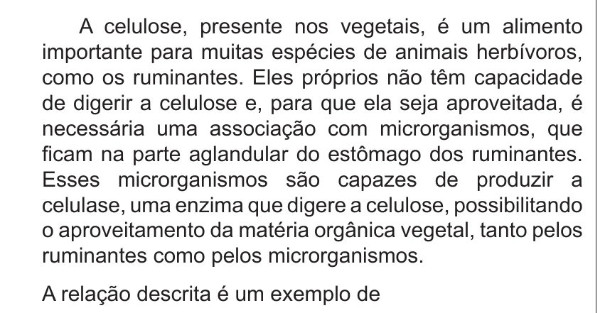 Enunciado original completo da questão 69 do ENEM 2014 - 1º Dia – Caderno 3 – Branco – Terceira aplicação, página 24.
